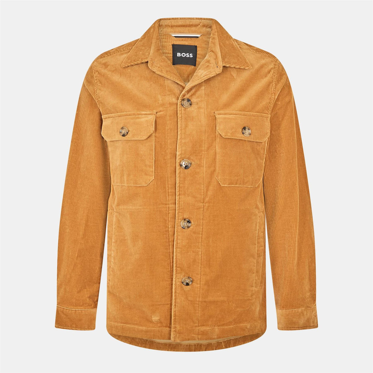 Boss Chest Pocket Button Placket Overshirt