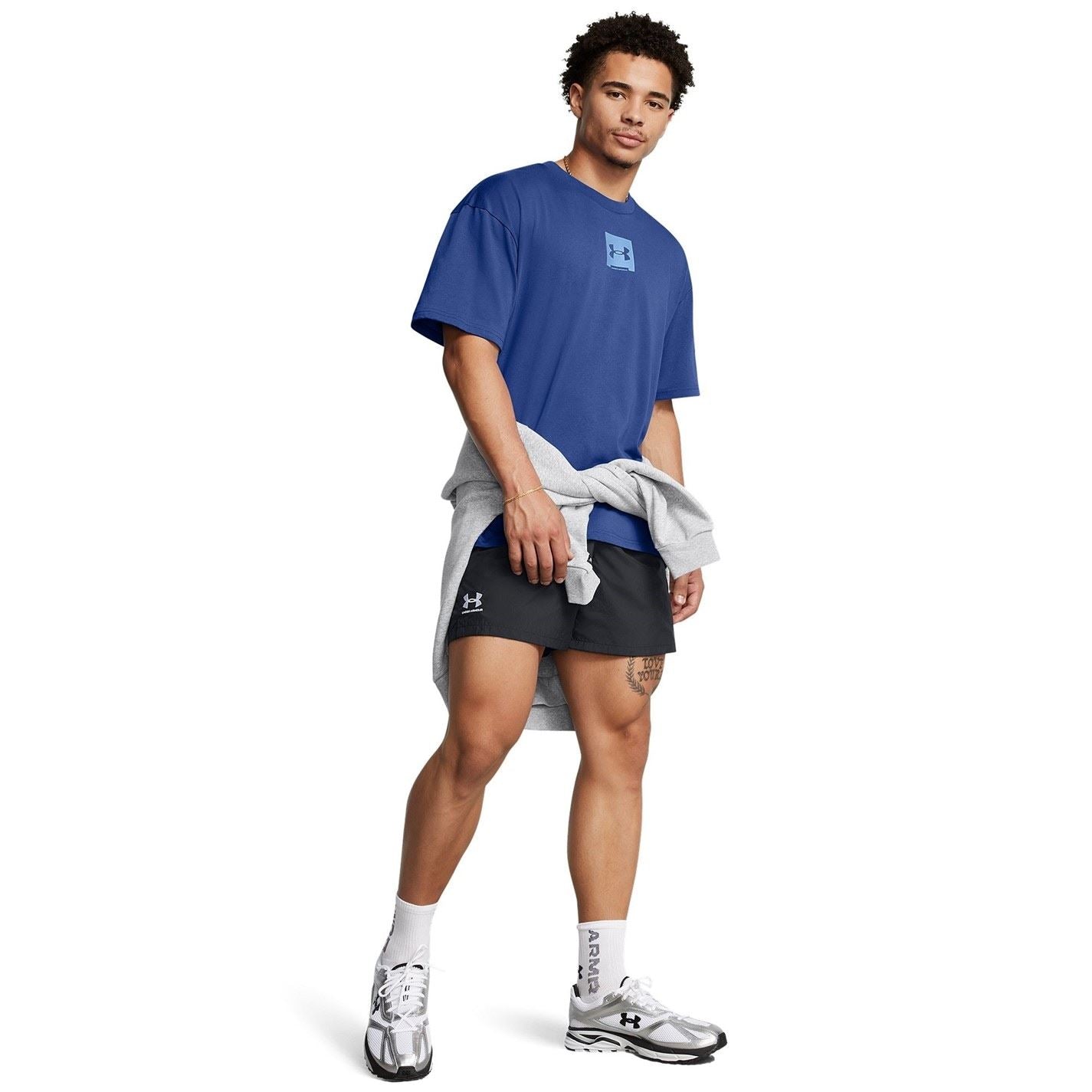 Under Armour Box Logo Crew Neck Short Sleeve T-Shirt