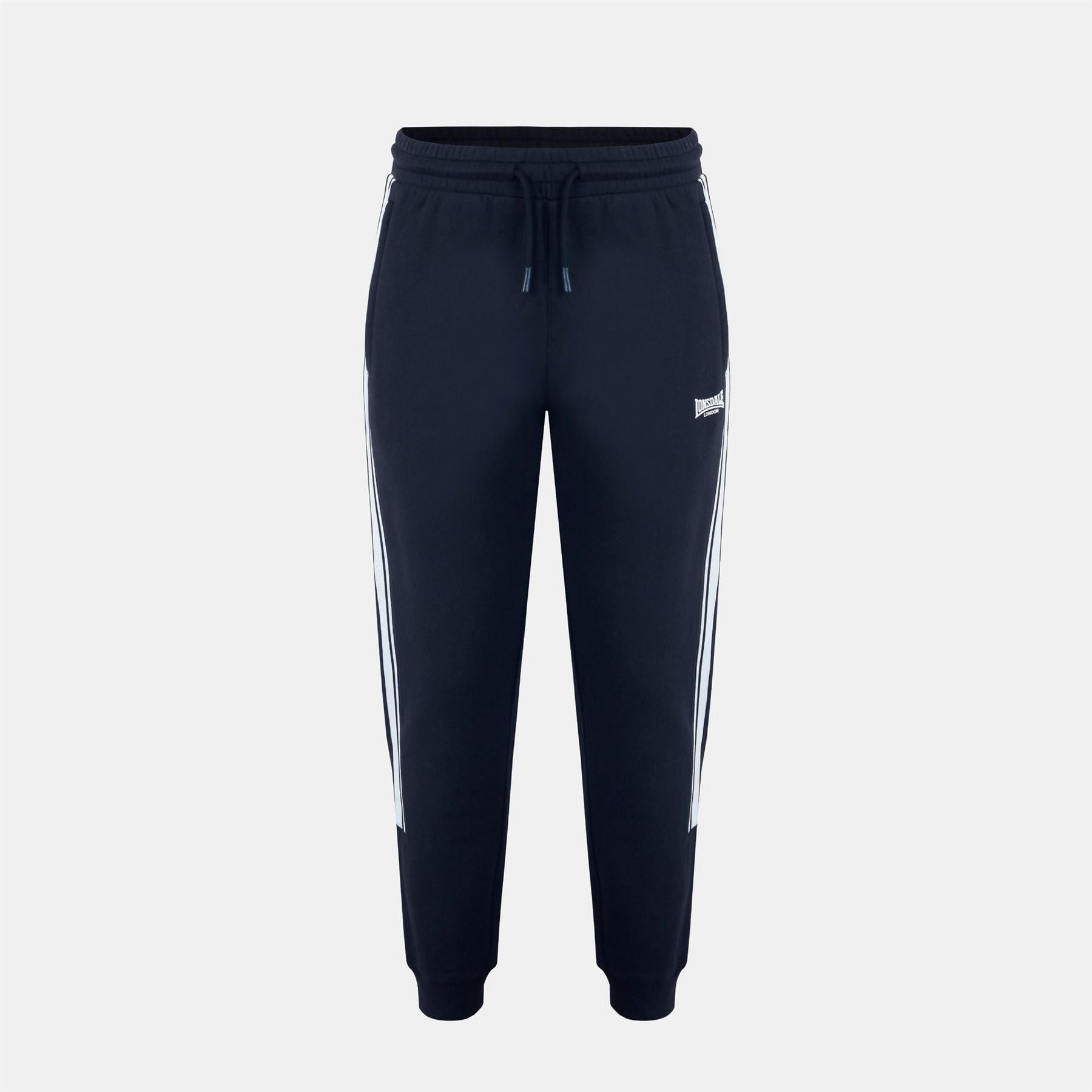 Lonsdale Ribbed Cuff Solid Patterned Slim Joggers