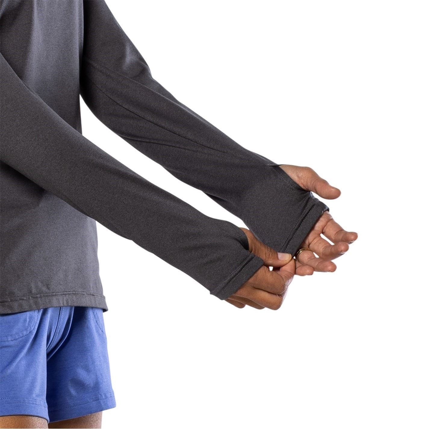 Nathan 365 Regular Fit Thumb Hole Sleeve Sweatshirt