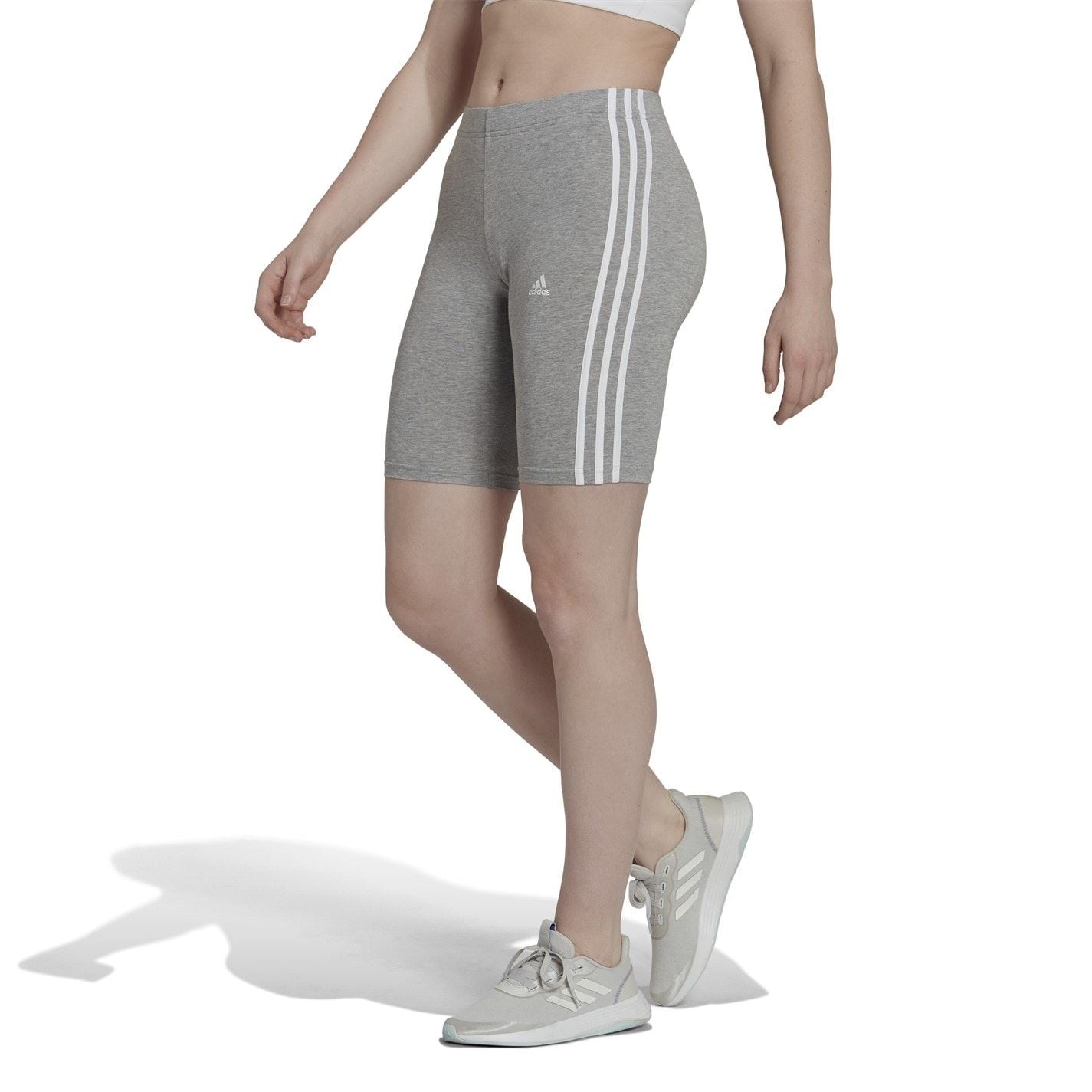 adidas Womens Essential 3 Stripe Shorts