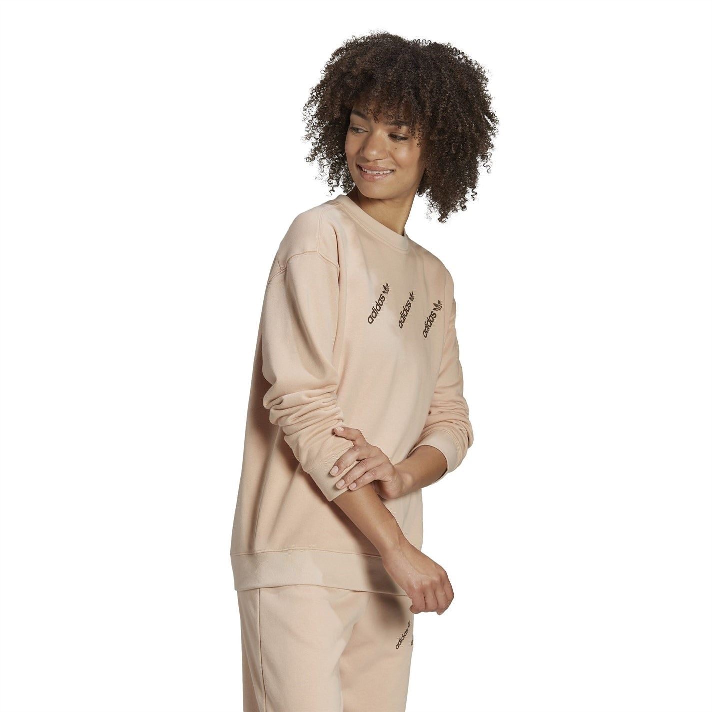 adidas Originals Crew Neck Long Sleeve Relaxed Fit Sweater