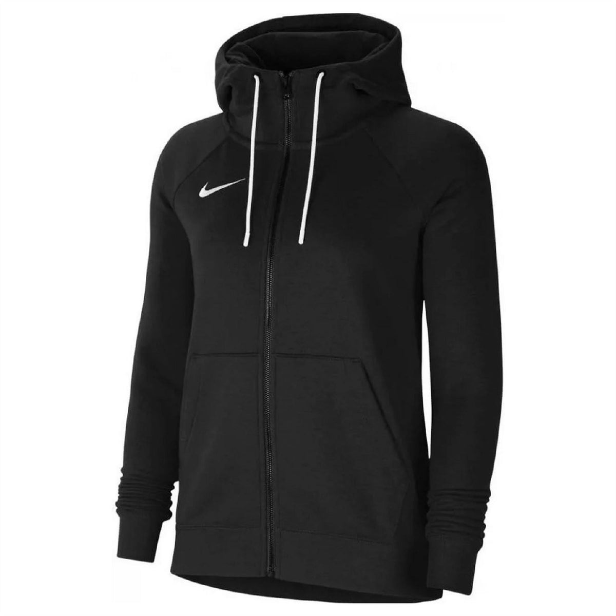 Nike Hooded Drawstring Ribbed Cuff Sweat Jacket with Kangaroo Pocket
