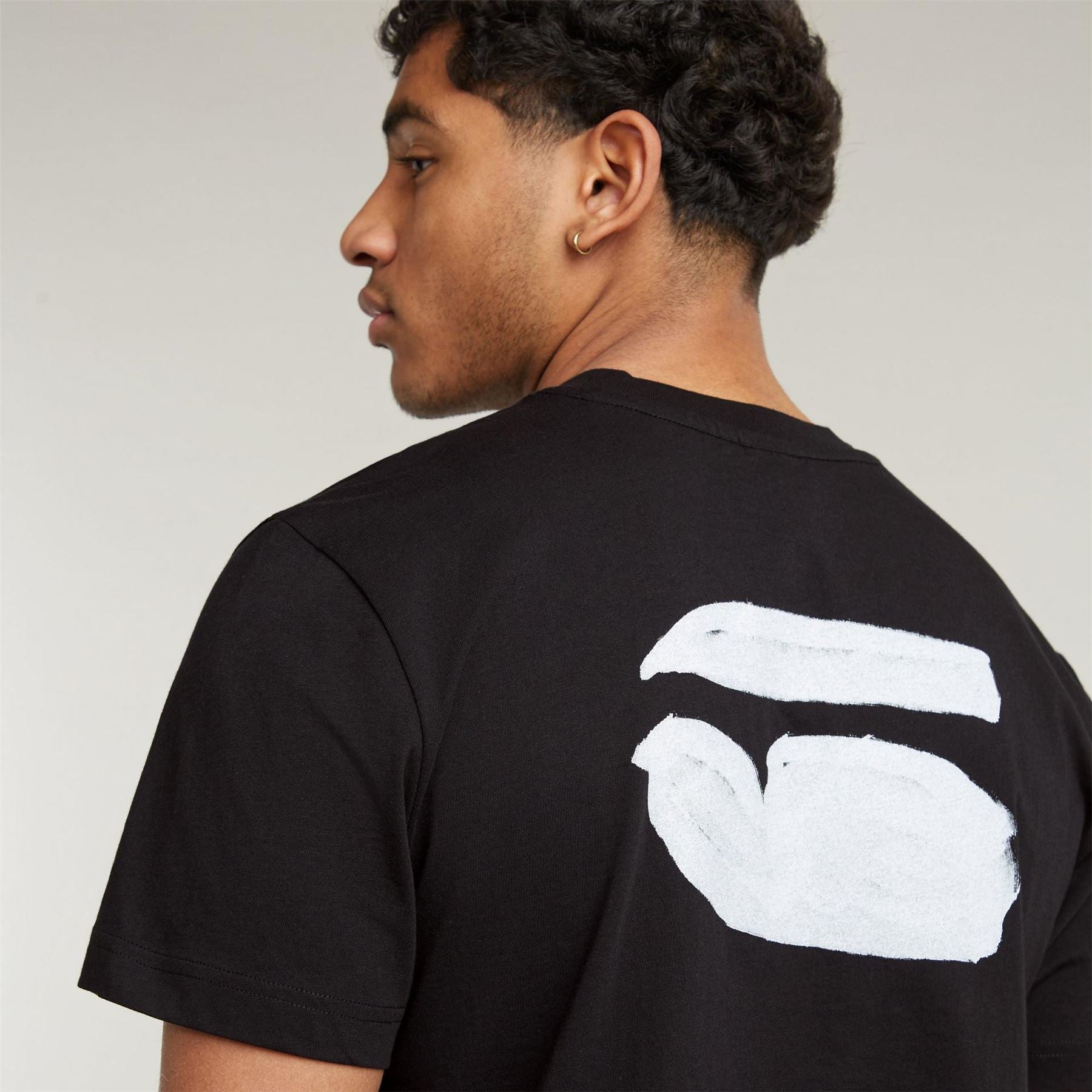 G Star Burger Back Print Regular Fit T-Shirt