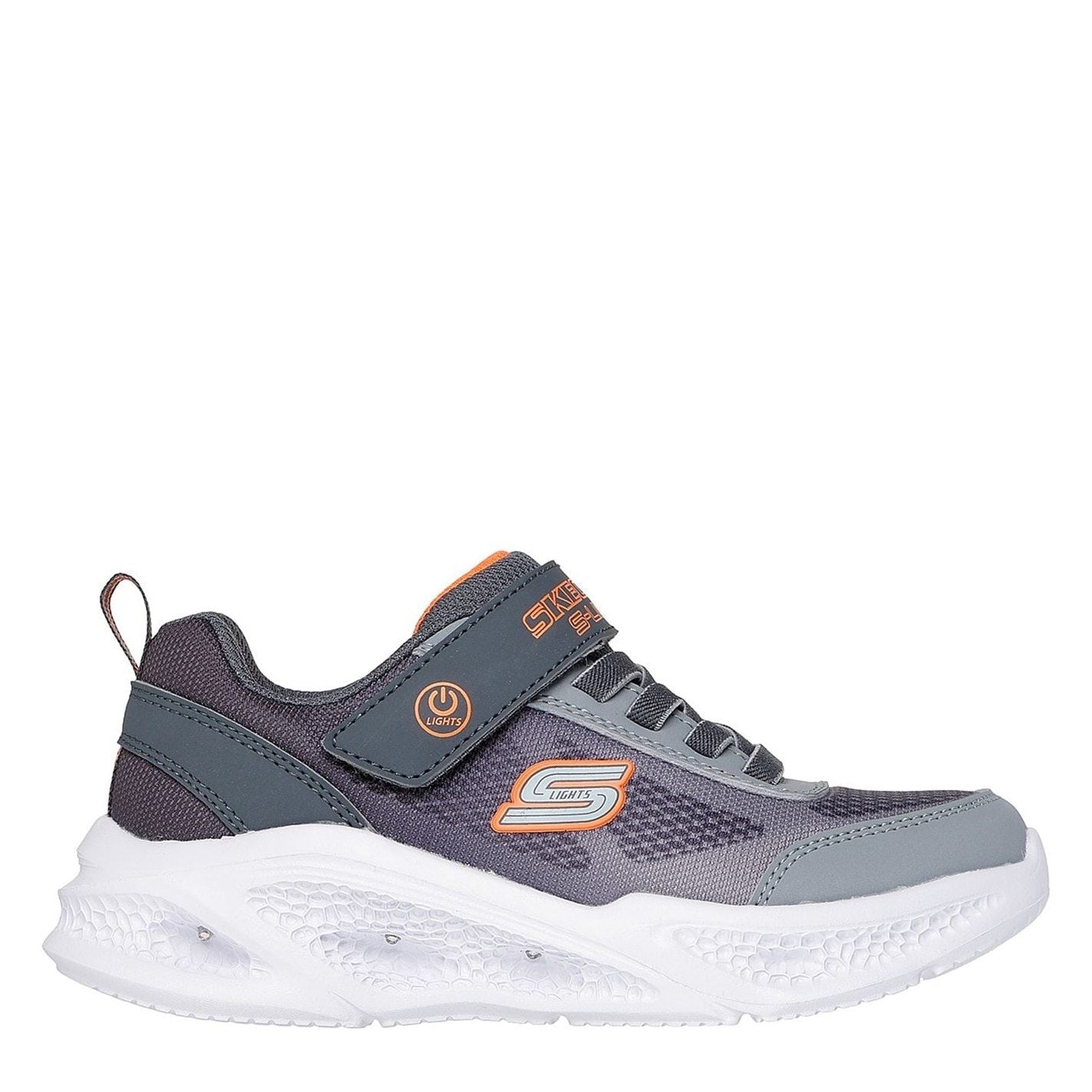 Skechers Lighted Gore  And  Strap Sneaker W Mult Light Up Trainers Boys
