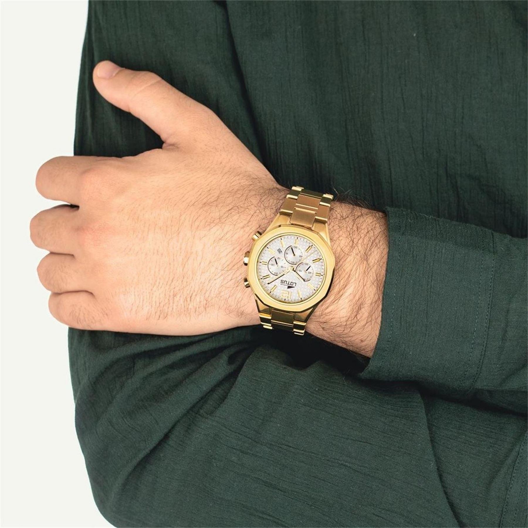 Lotus Stainless Steel Sports Quartz Watch
