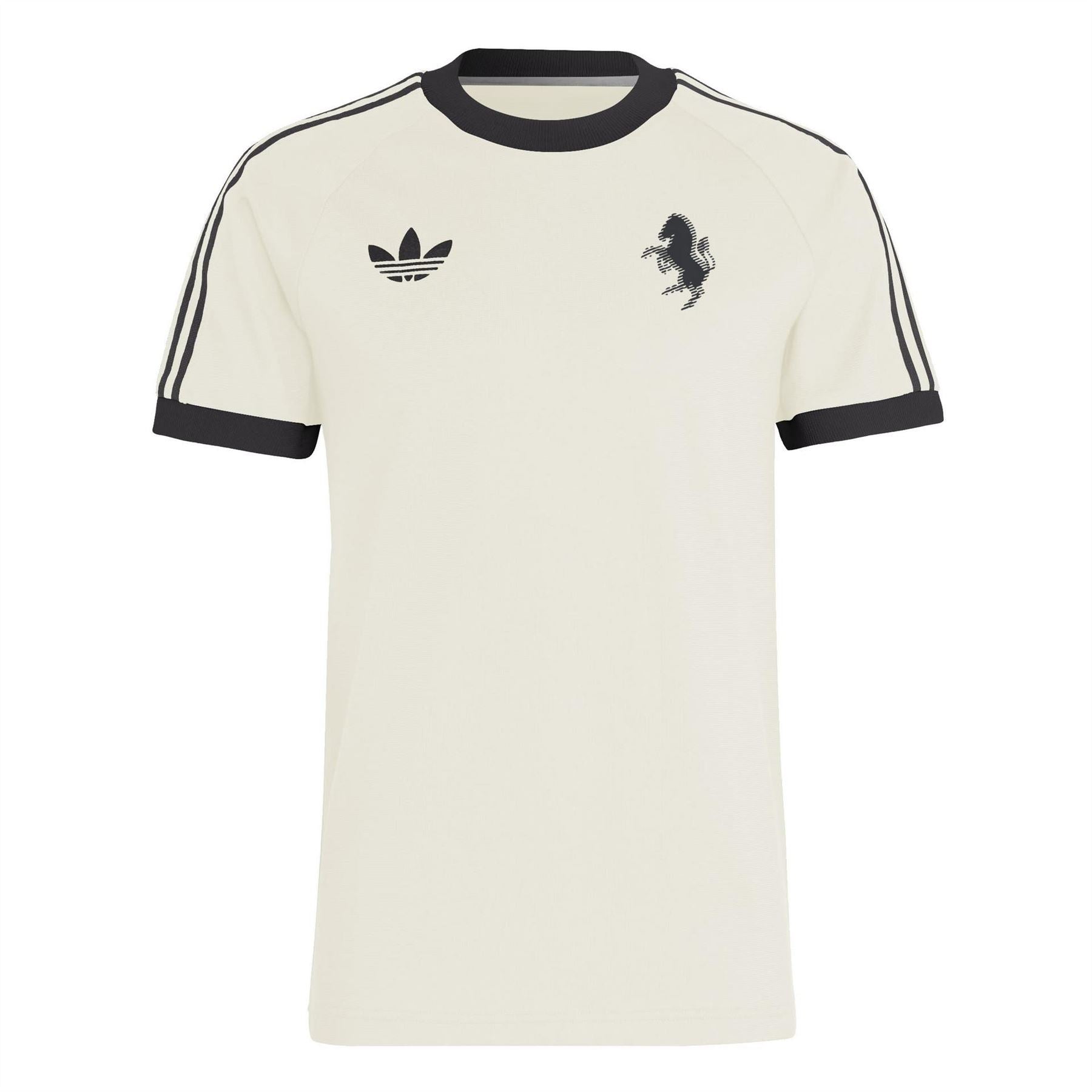 adidas Juventus Originals 3 Stripe T-Shirt Adults