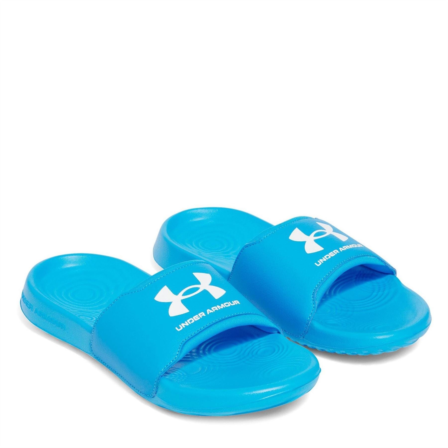 Under Armour Solid Patterned Open Toe Slides