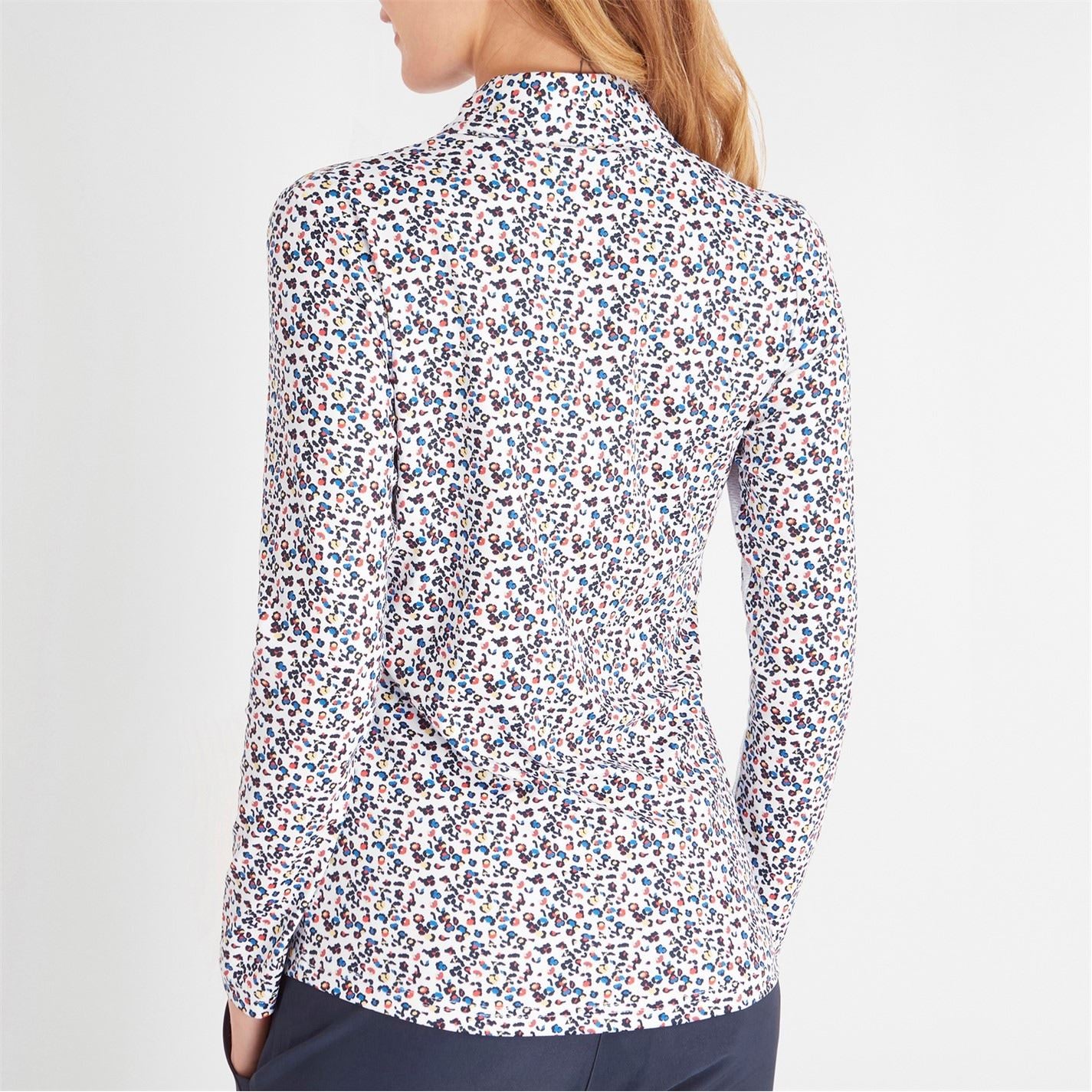 Calvin Klein Golf Regular Fit Mock Neck Long Sleeve Sweater