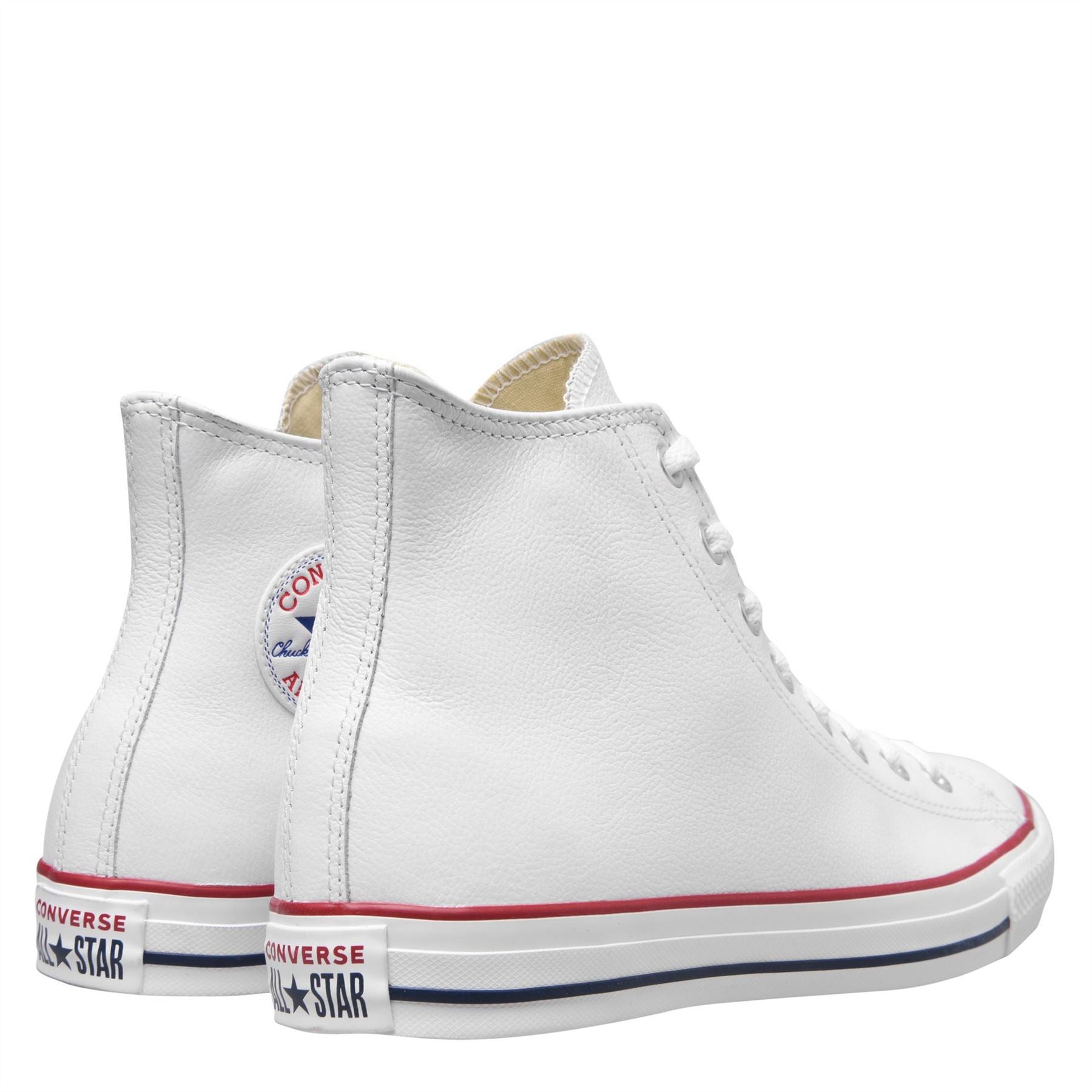Converse All Star Leather Hi Top Trainers