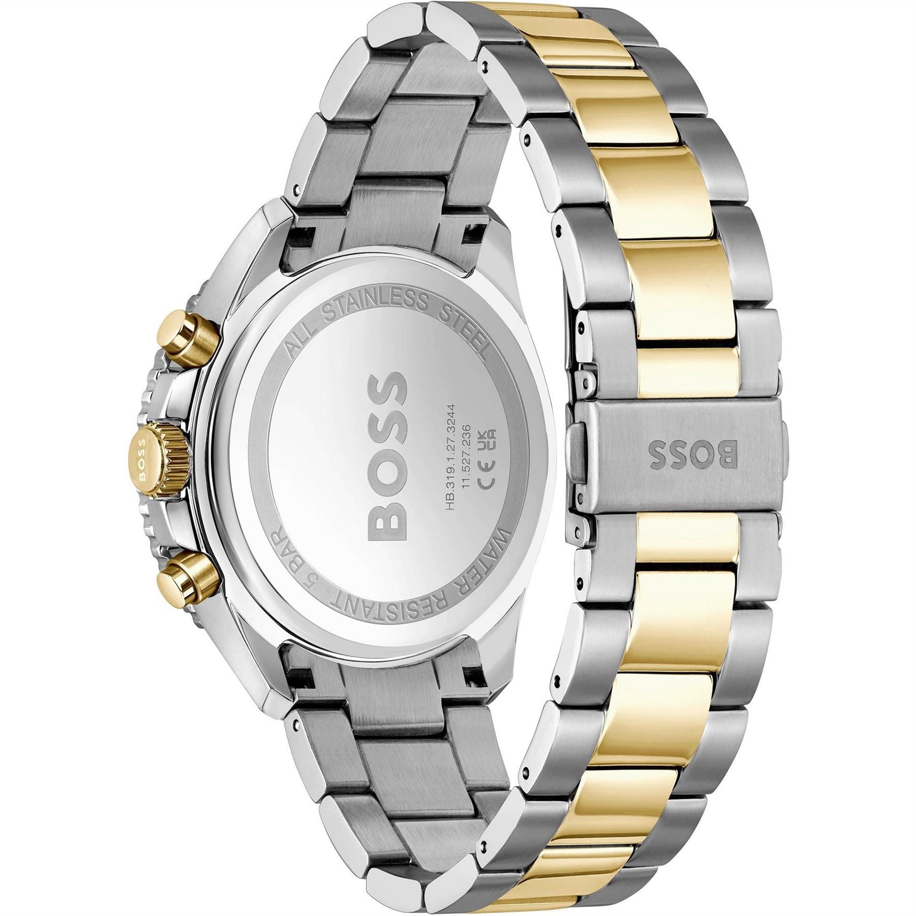 Boss Runner Chronograph Stainless Steel Water Resistant Analogue Quartz Watch