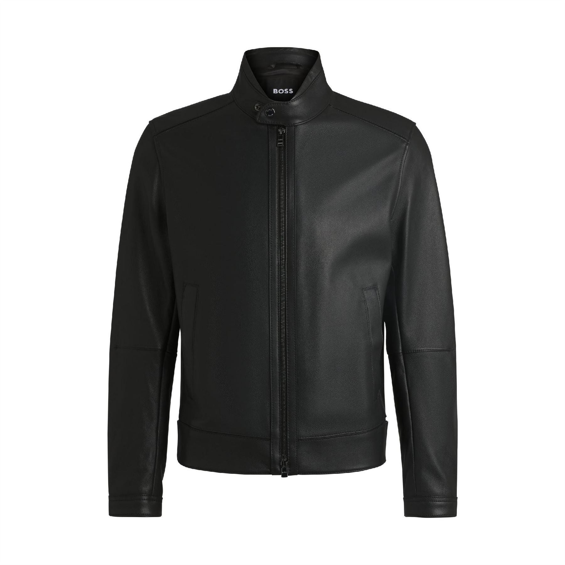 Boss Mens H Mansell3 10257647 01 Leather Jacket