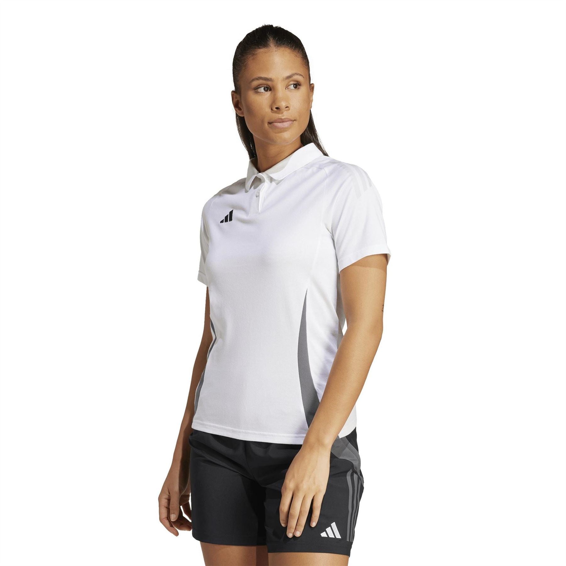 adidas Tiro24 Collared Neck Short Sleeve Polo Shirt