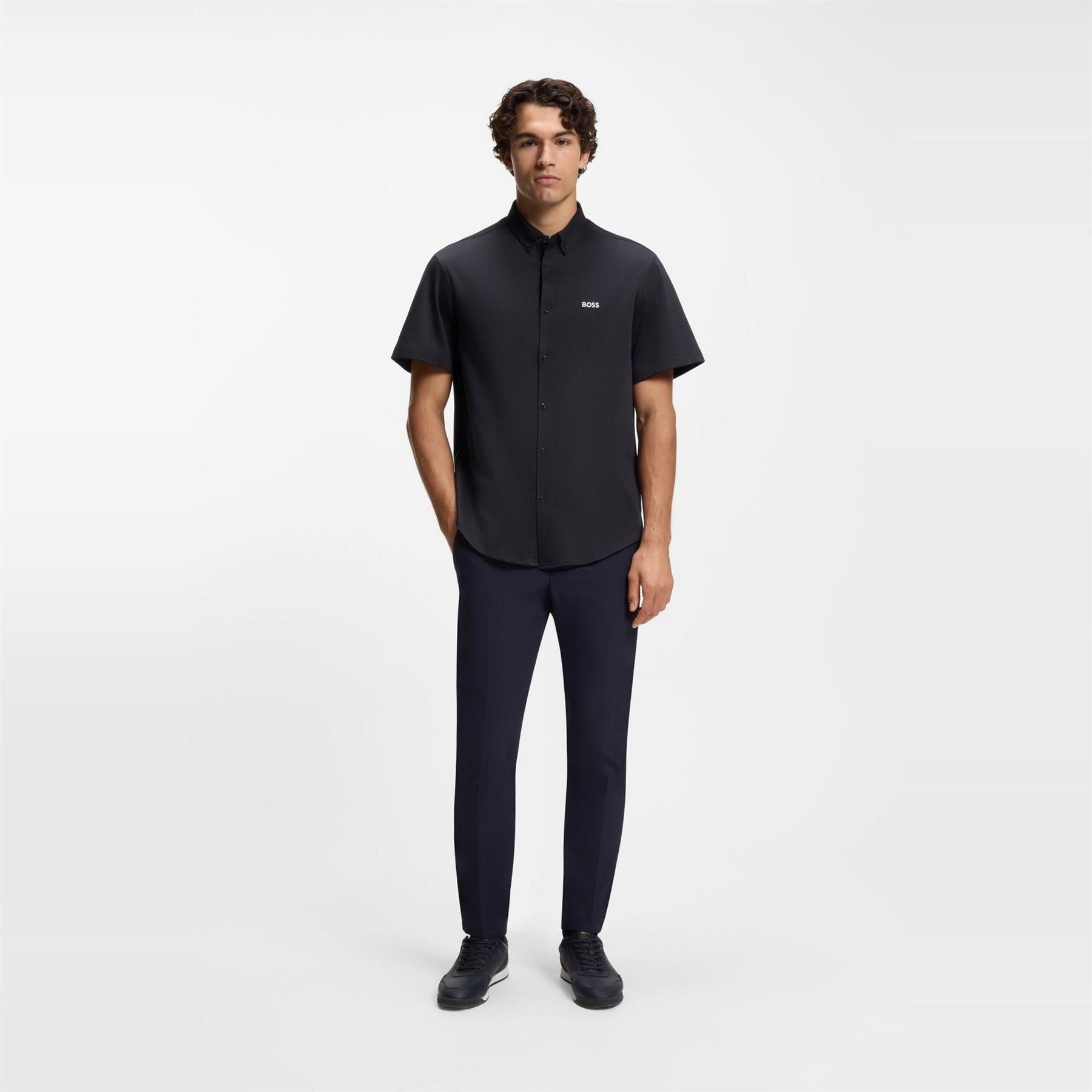 Boss Hbg Motion S Plain Short Sleeve Shirt