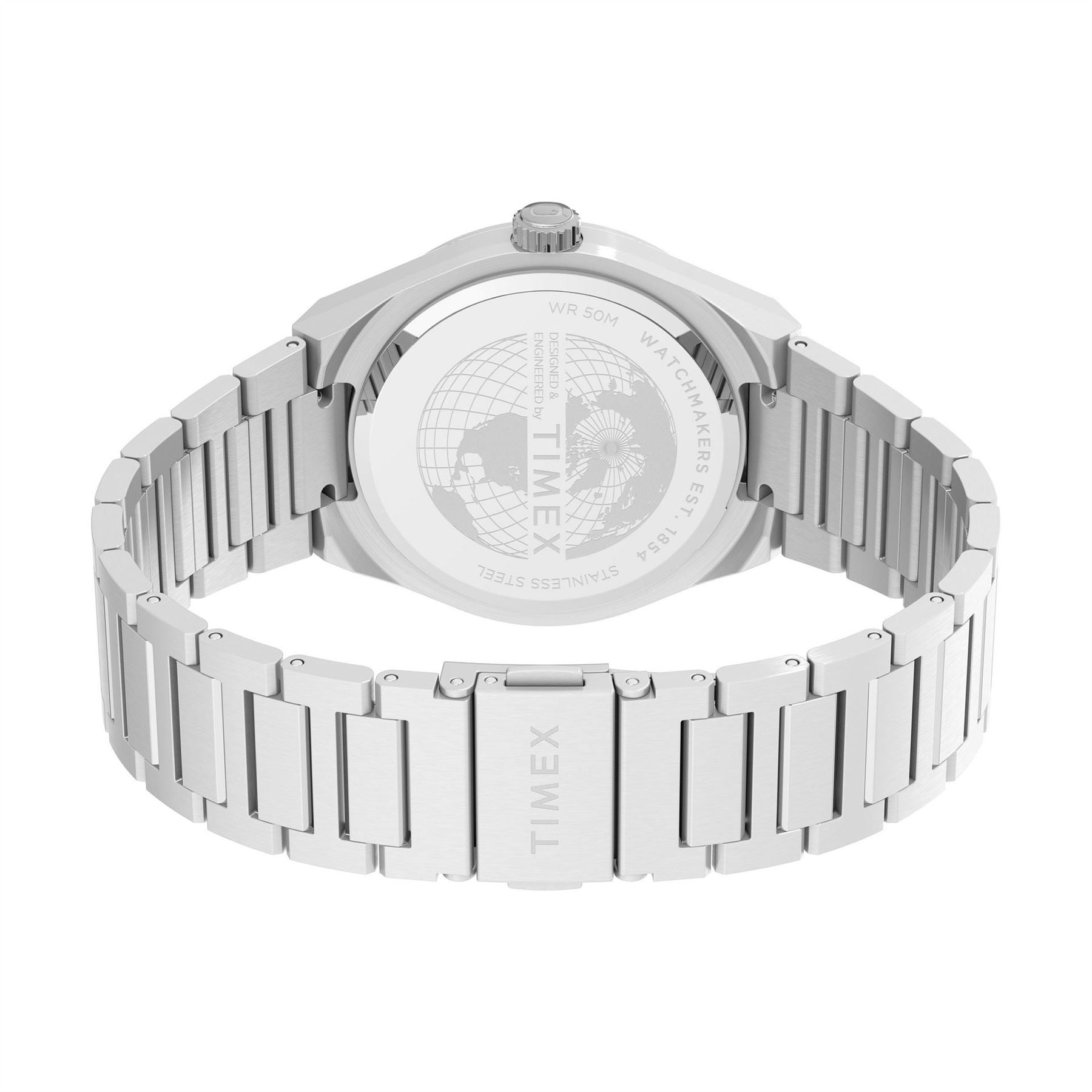 Timex Q Continental Racing Steel Bracelet Analogue Watch