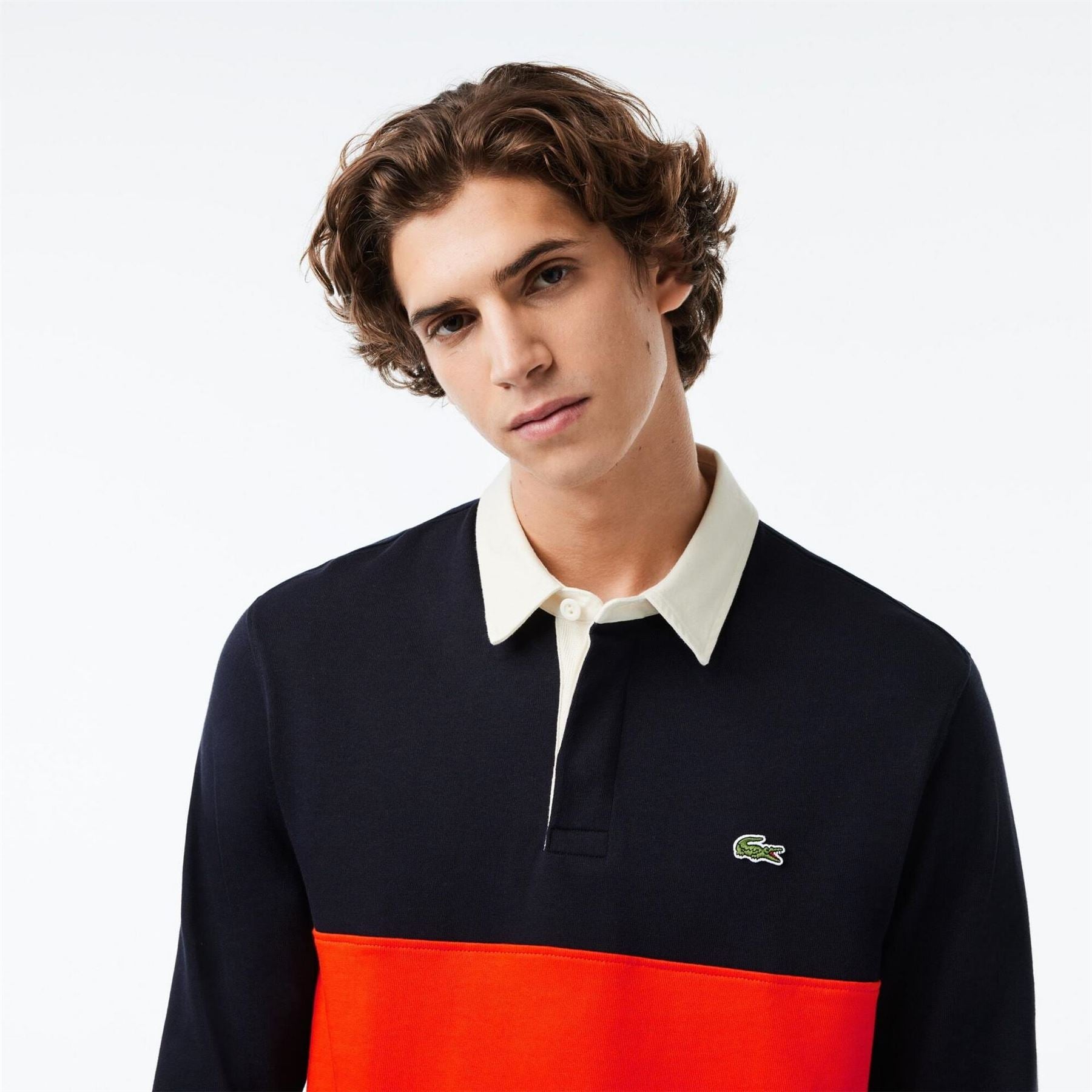 Lacoste Crocodile Print Regular Fit Athletic Top