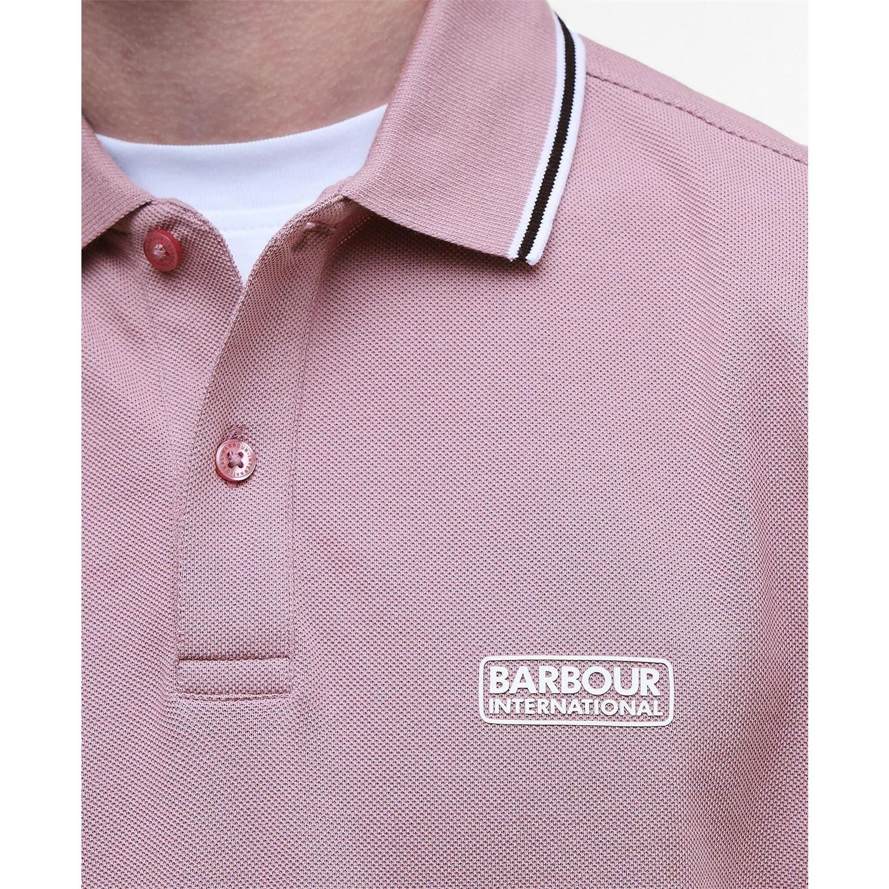 Barbour International Tipped Short Sleeve Polo Shirt