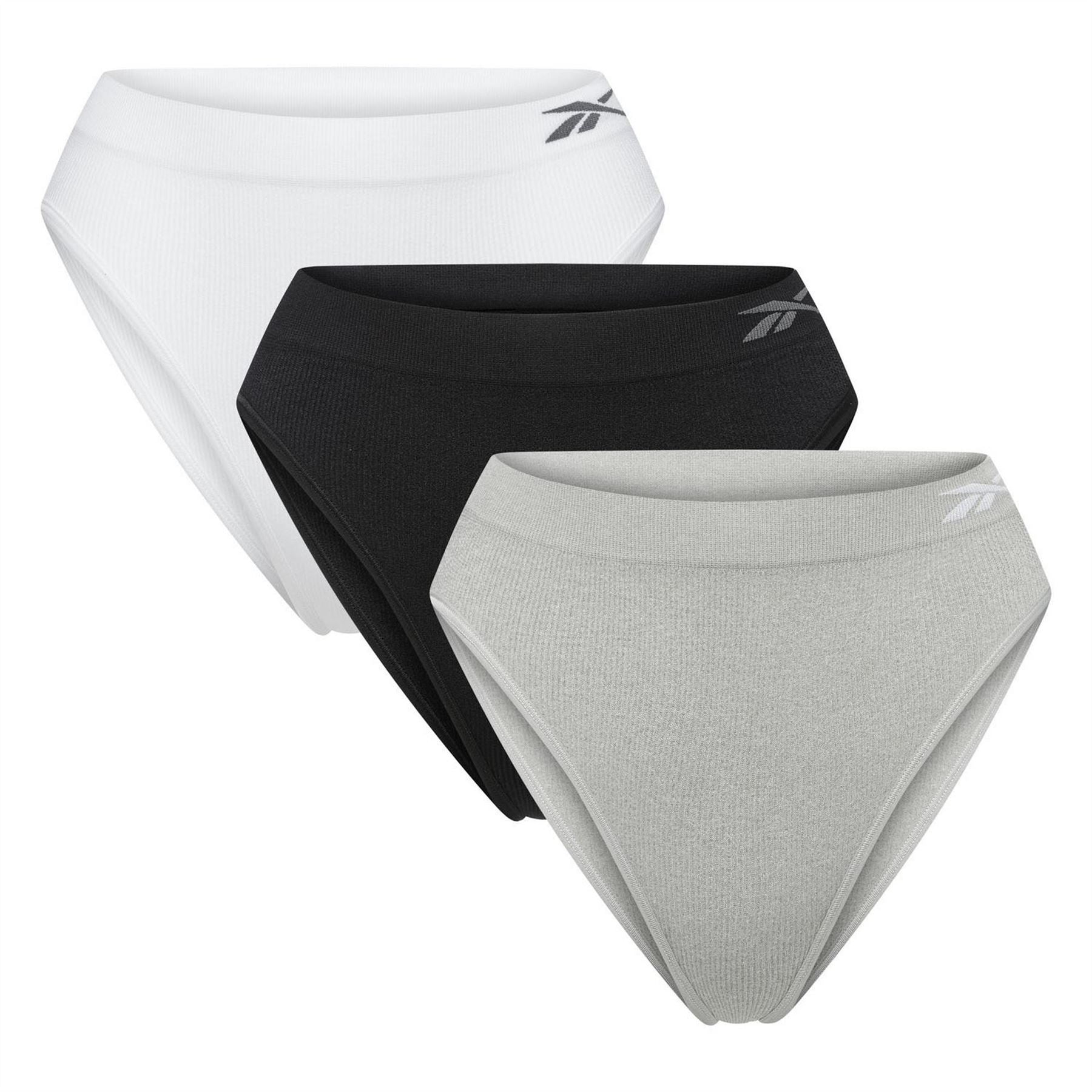 Reebok Womens 3 Pack Seamless Briefs