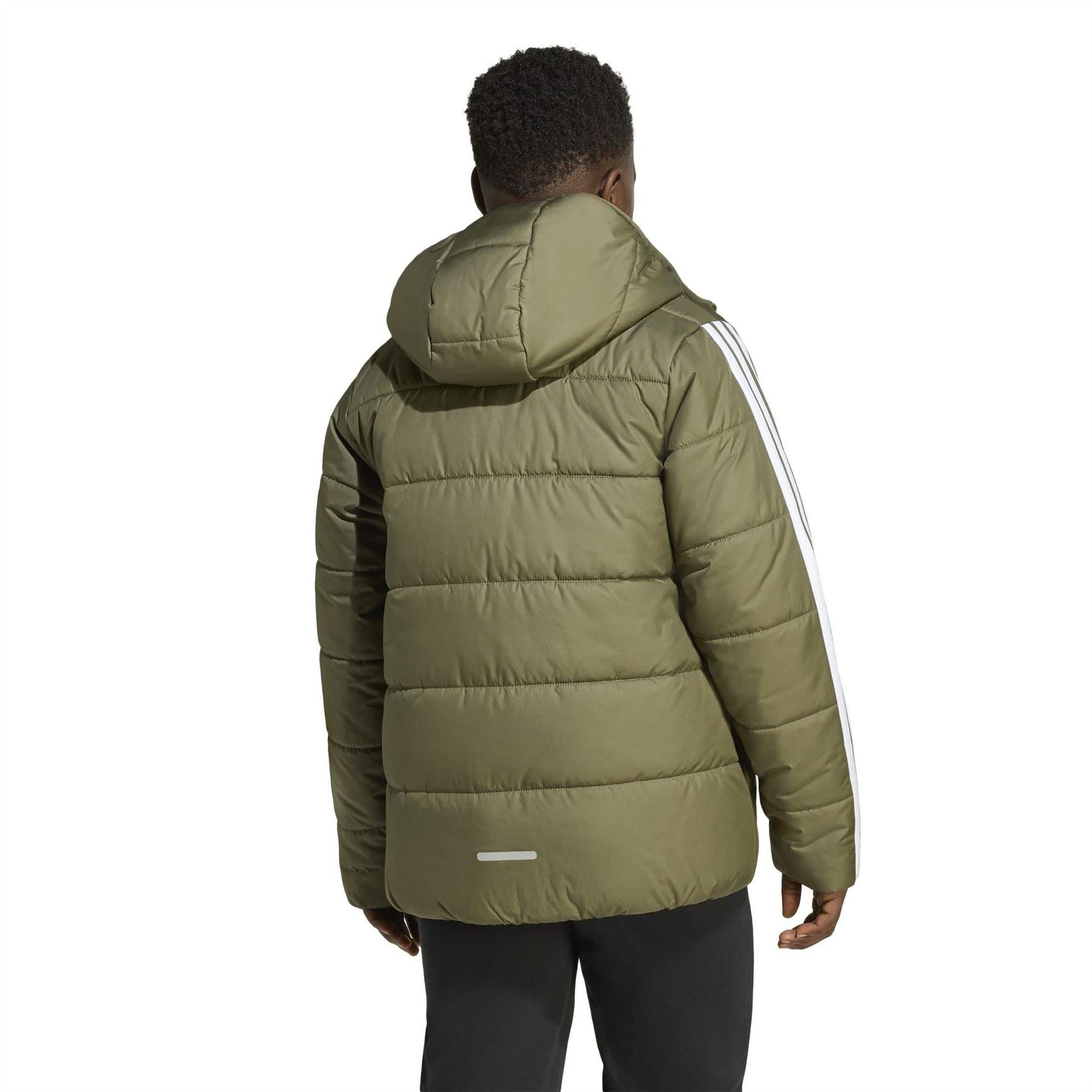 adidas Kids Essentials 3S Hooded Long Sleeve Puffer Jacket