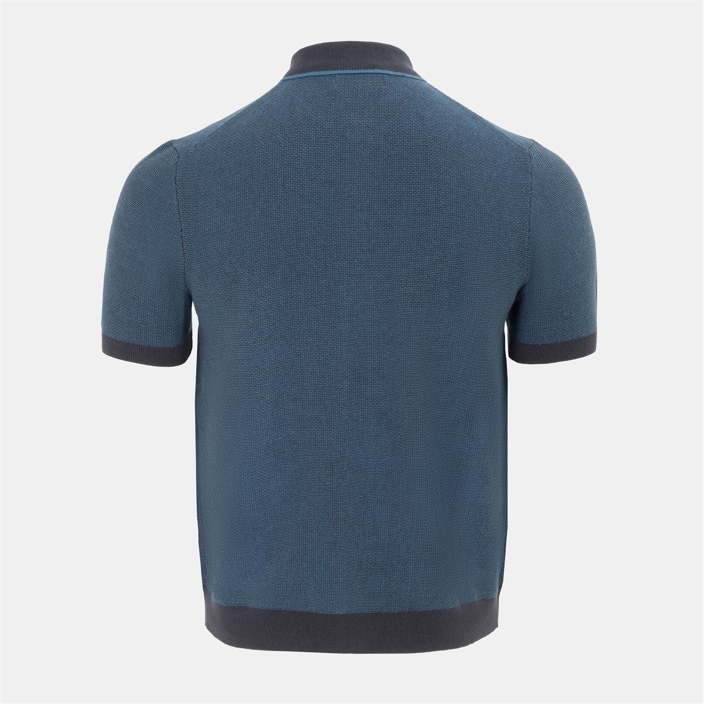 Firetrap Short Sleeve Knit Polo Shirts Cardigan