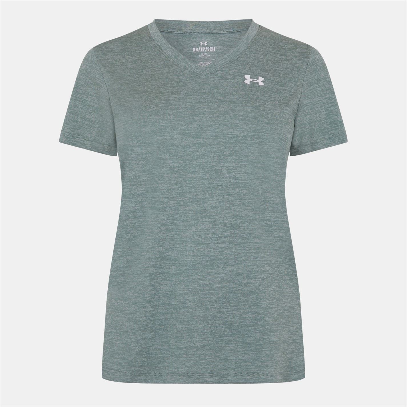 Under Armour Womens Armour Tech™ Twist V Neck Short Sleeve