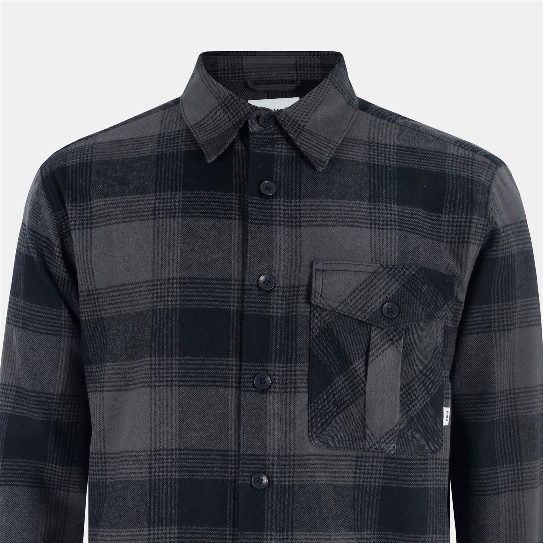 Firetrap Anthm Collared Neck Long Sleeve Shirt