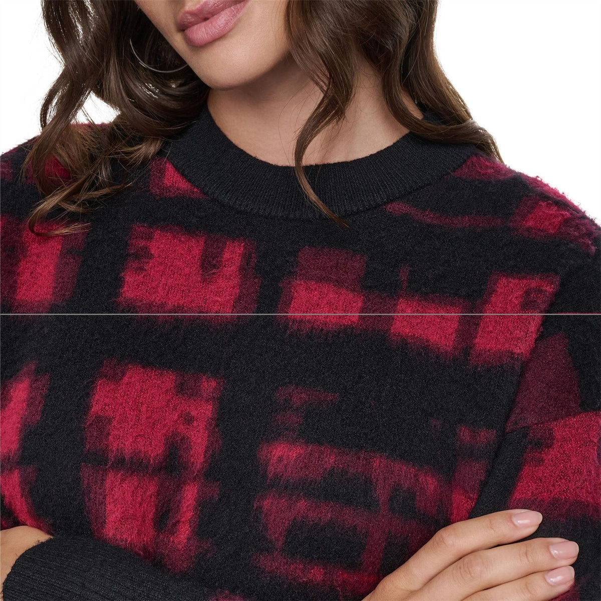 DKNY Prnt Cn Knit Ld64