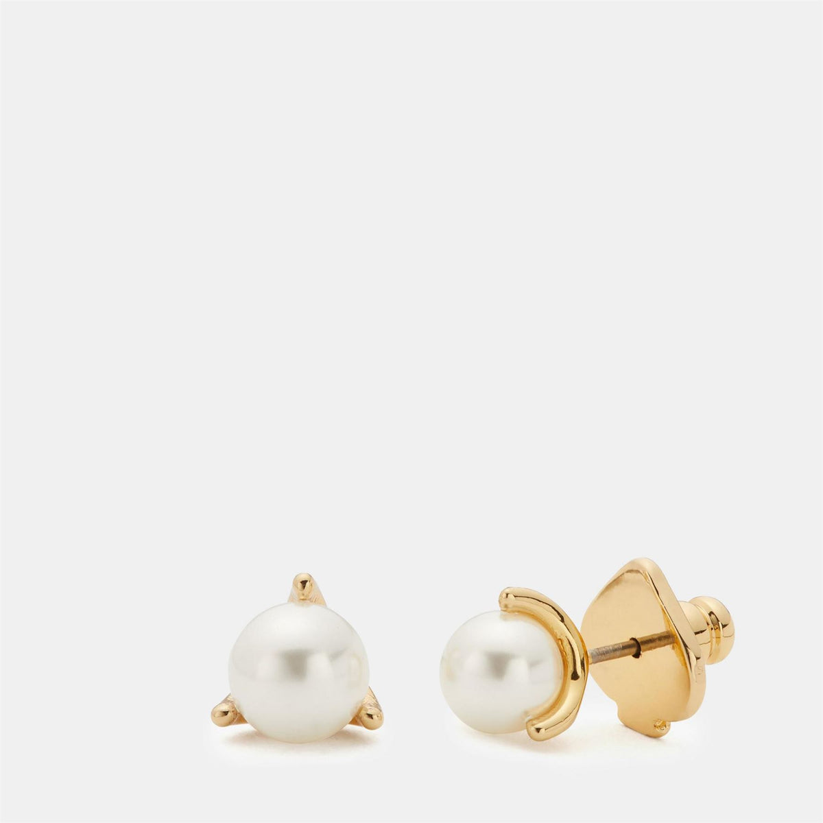 Kate Spade Pearl Trio Prong Stud Earrings