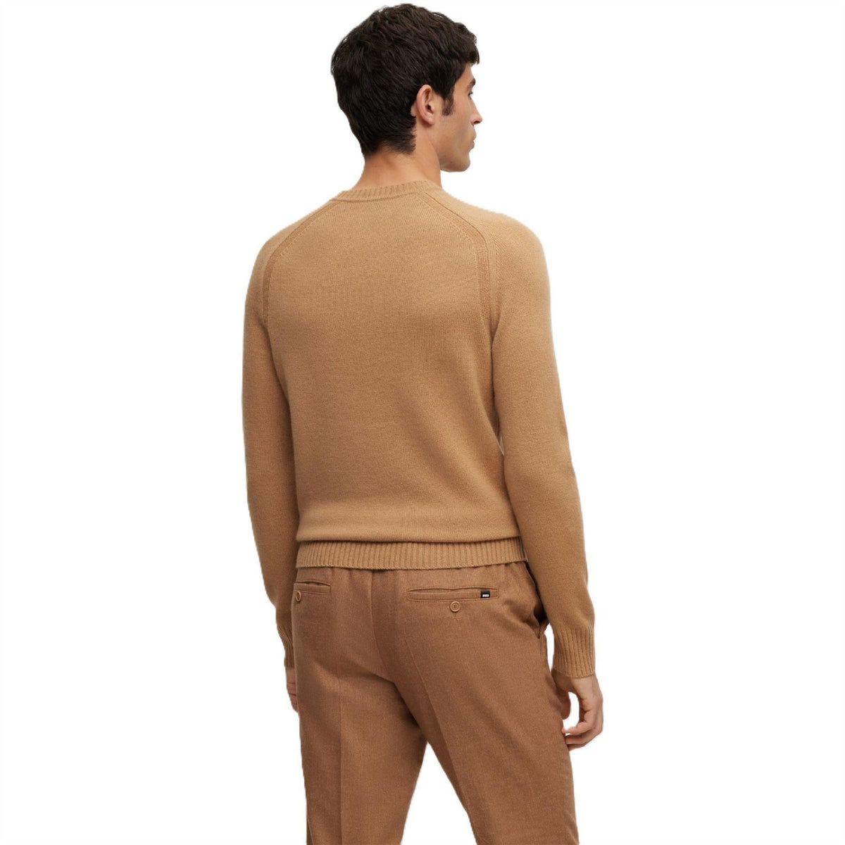 Boss Crew Neck Raglan Long Sleeve Sweater
