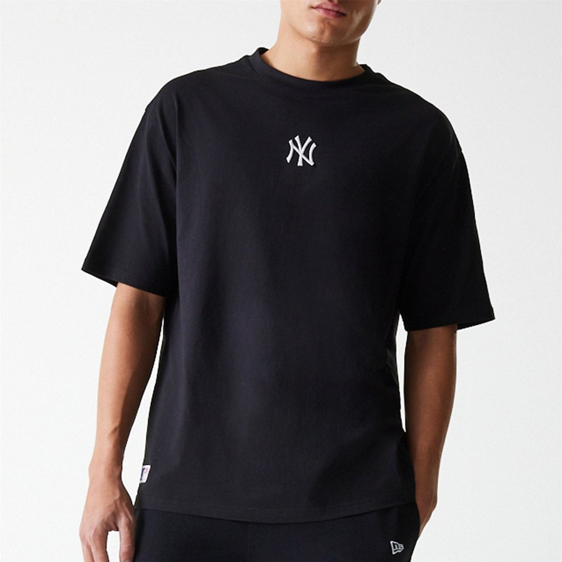 New Era Essential Oversized Embroidered Boyfriend T-Shirt