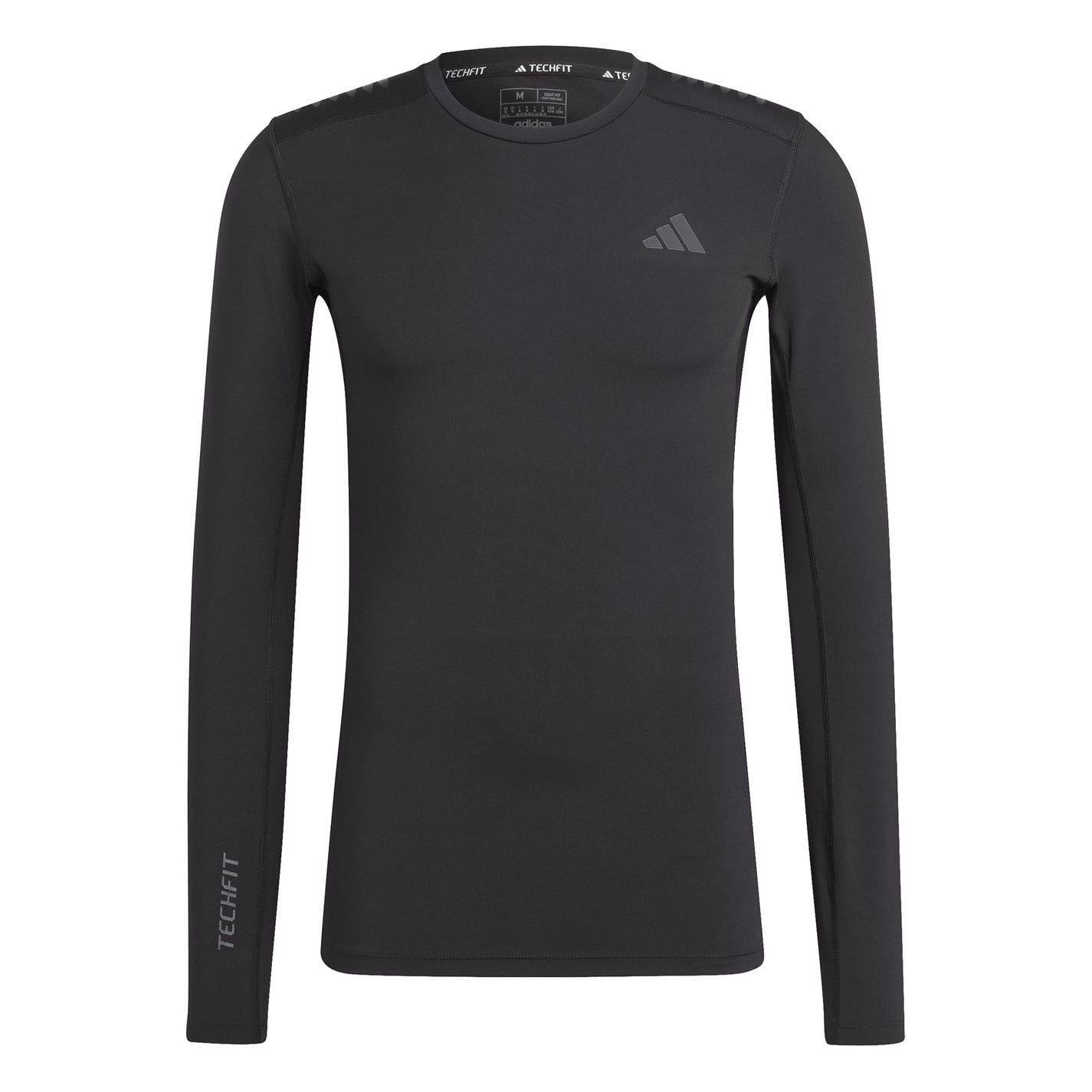 adidas Compression Fit Crew Neck Long Sleeve Tech T-Shirt