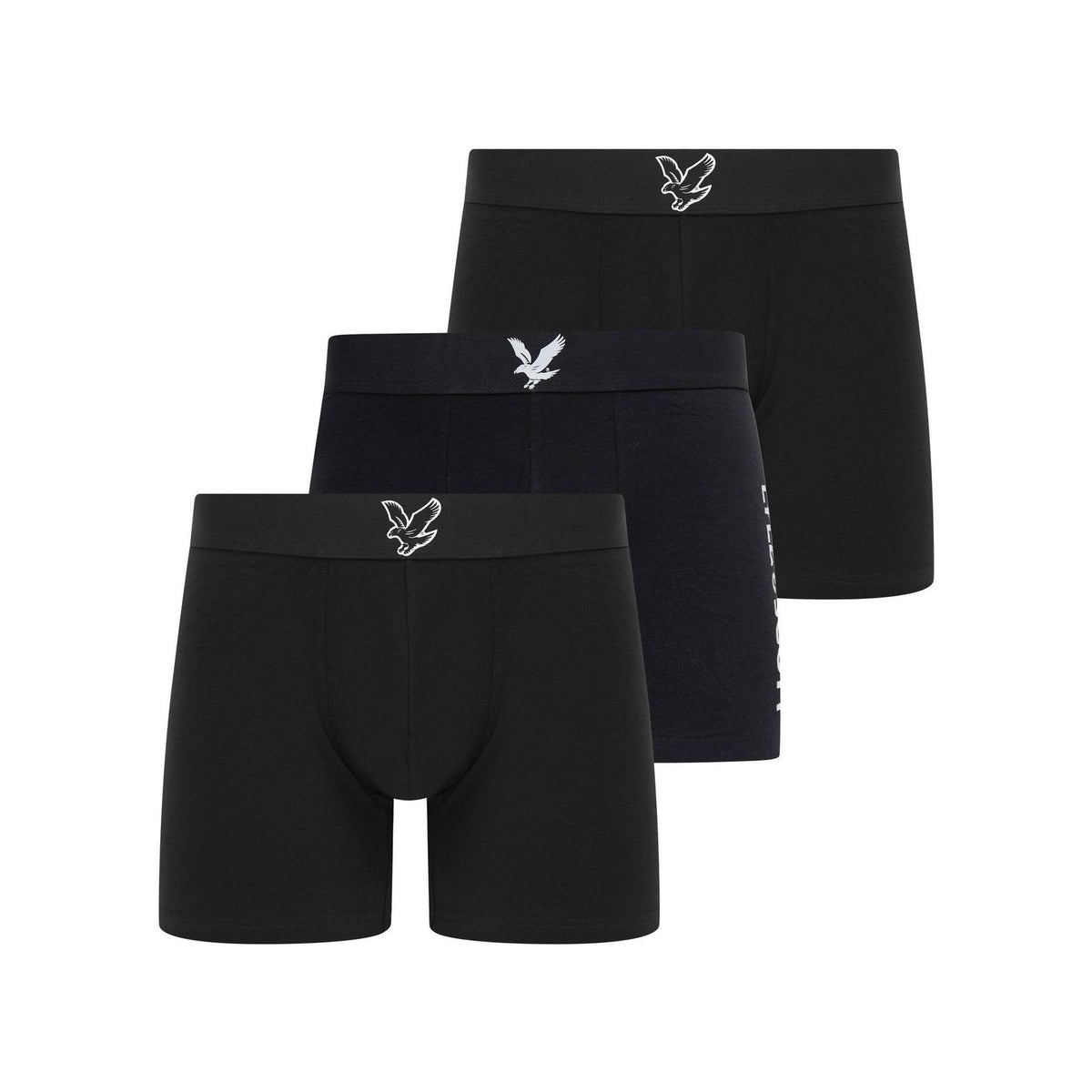 Lyle and Scott Jonathan 3 Pack Plain Design Boxer Brief