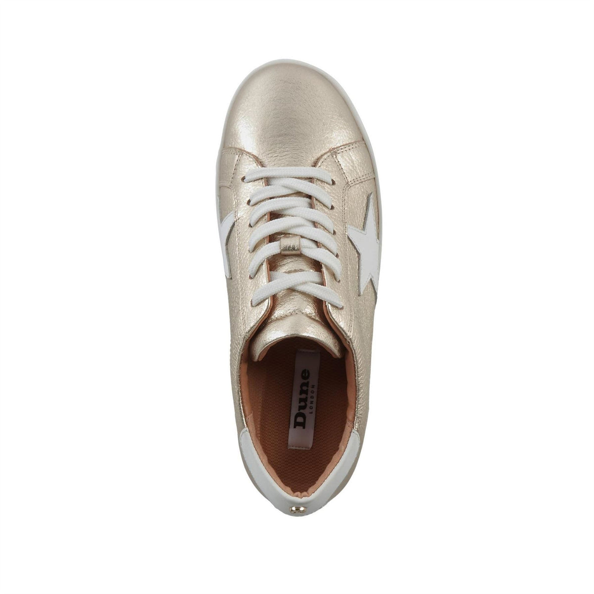 Dune London Lo Edriss LD99 Star Patterned Canvas Low Top Sneakers