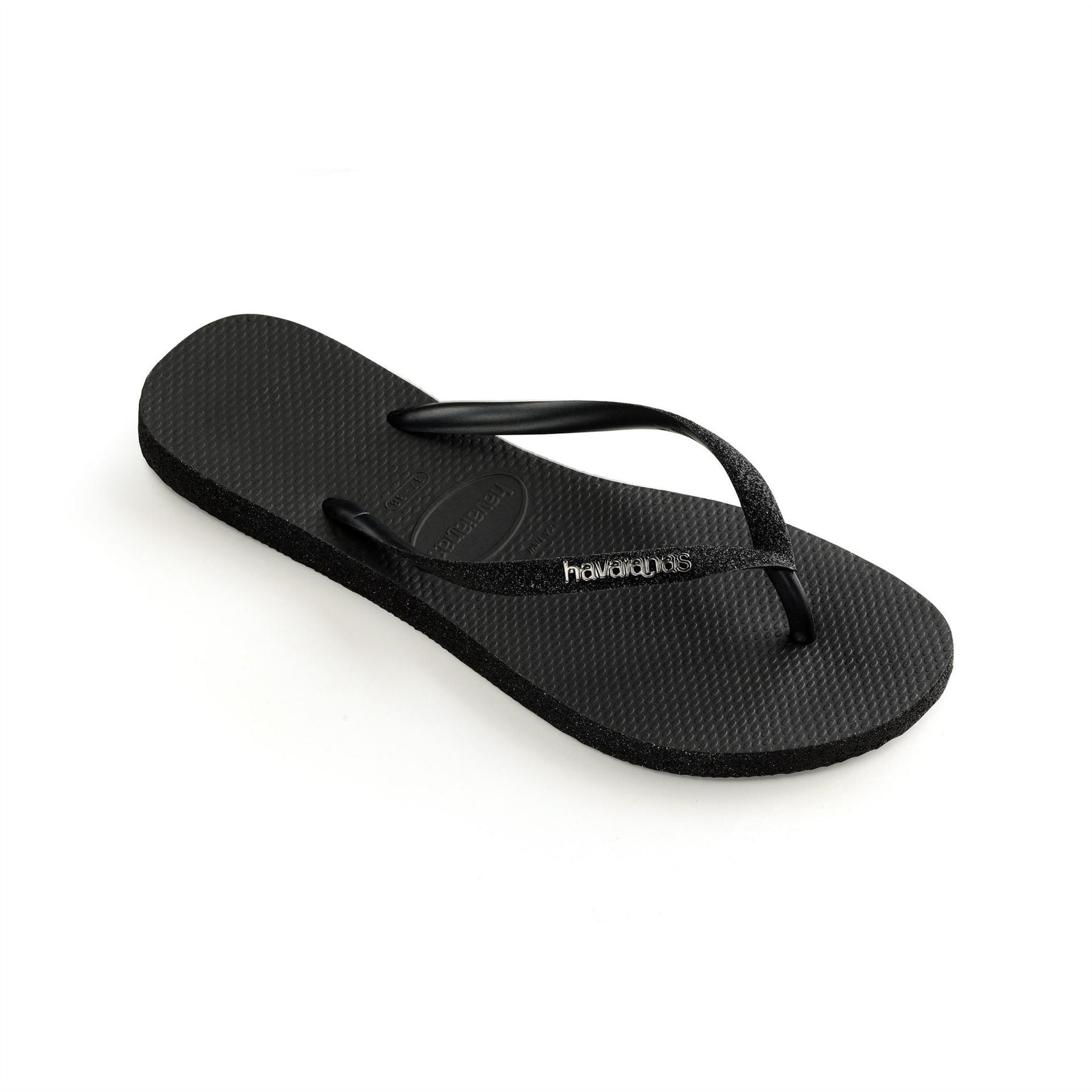 Havaianas Hav. Slim Sparkle White 33 34 Flip Flops Womens