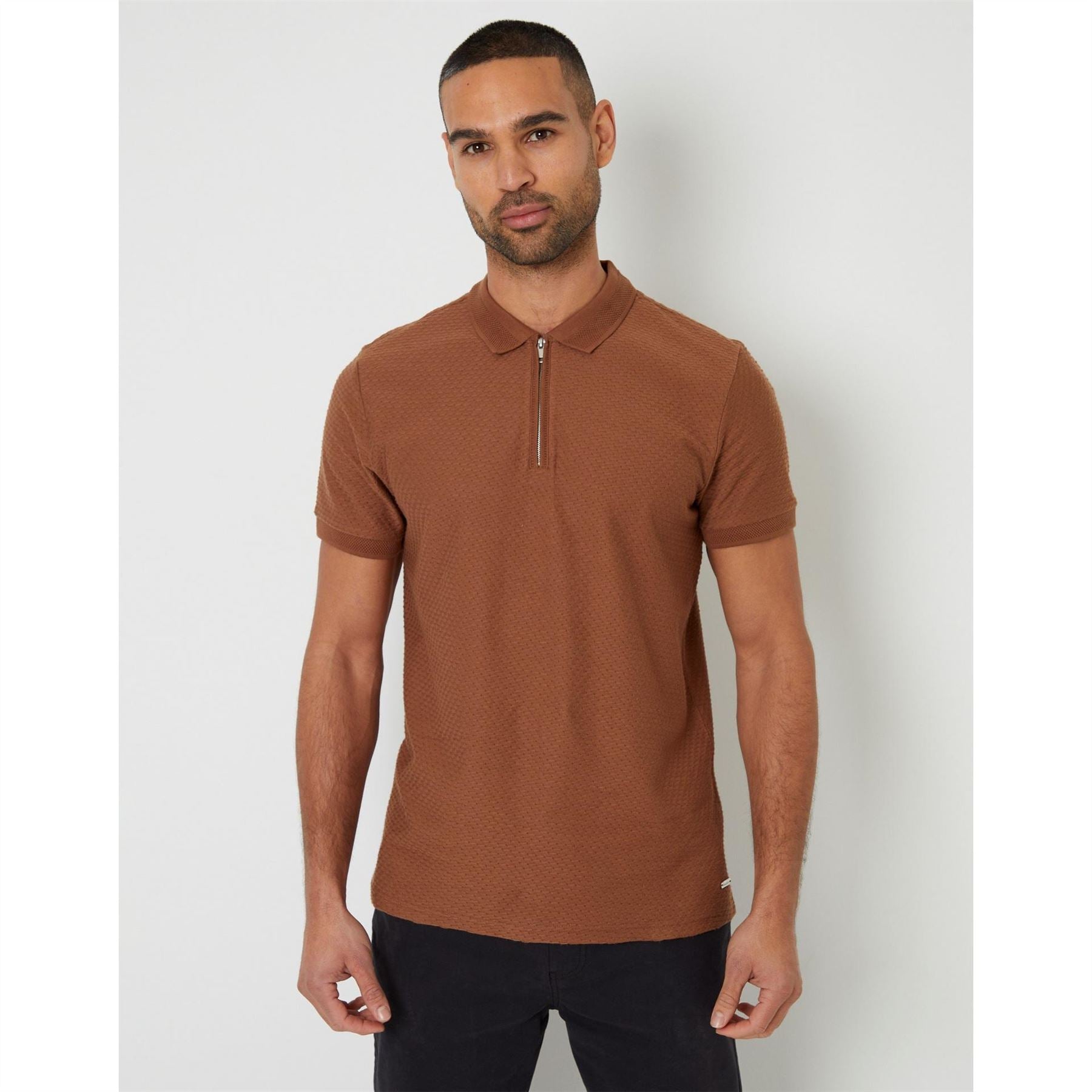 Threadbare Westbank Regular Fit Short Sleeve Shirt