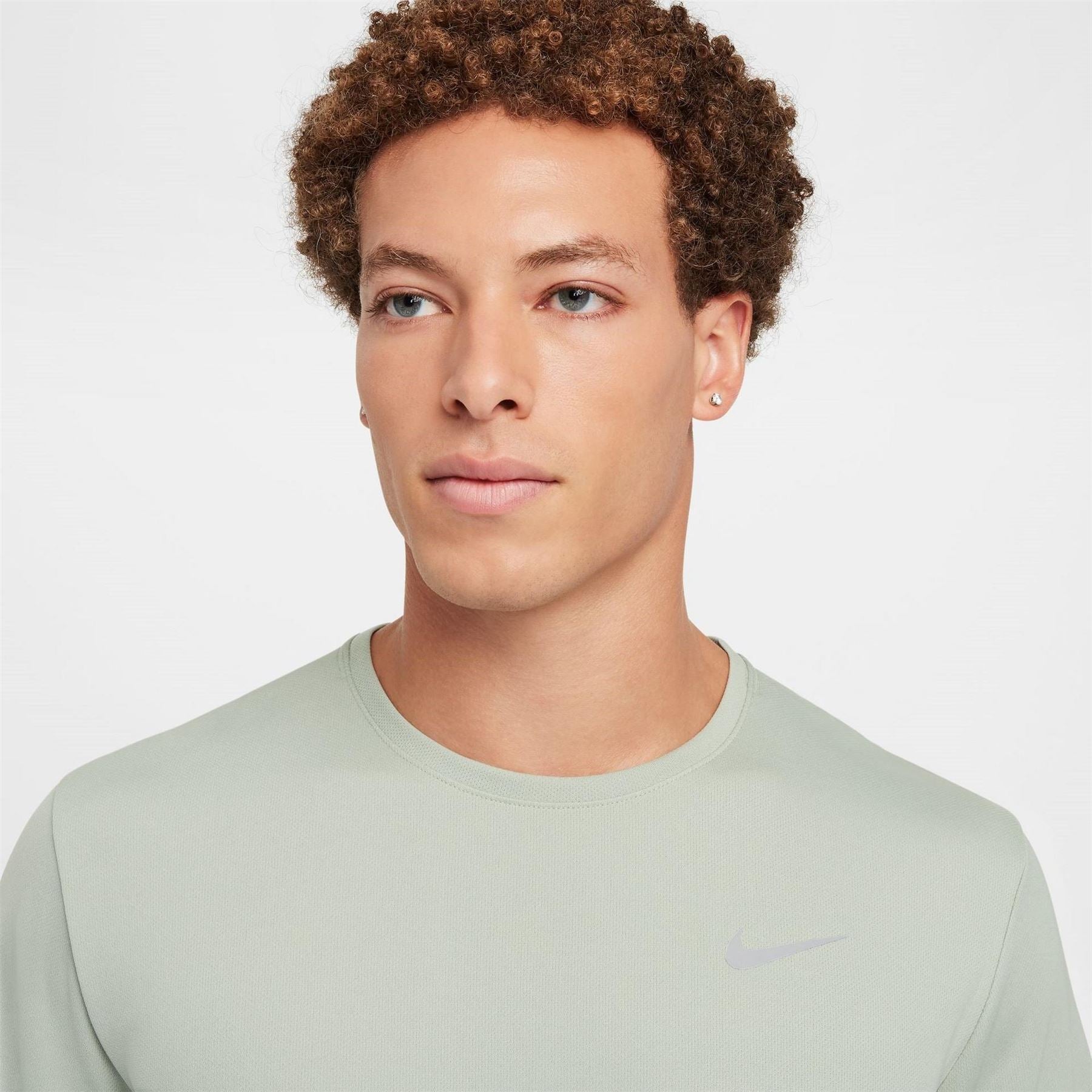 Nike Mens Drifit Miler Running Top