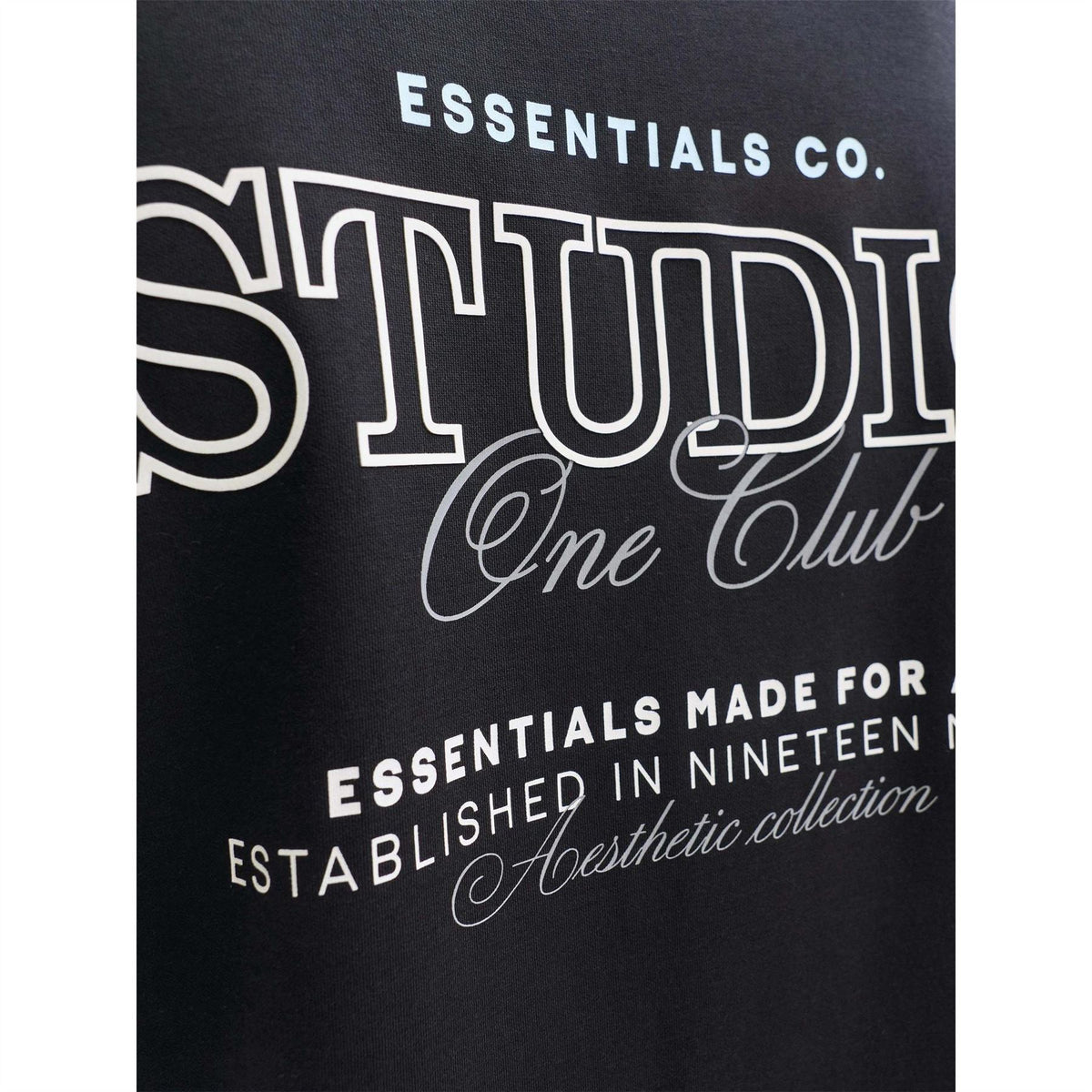 Jack and Jones Jjebarron Studio Cotton Oversized Fit T-Shirt