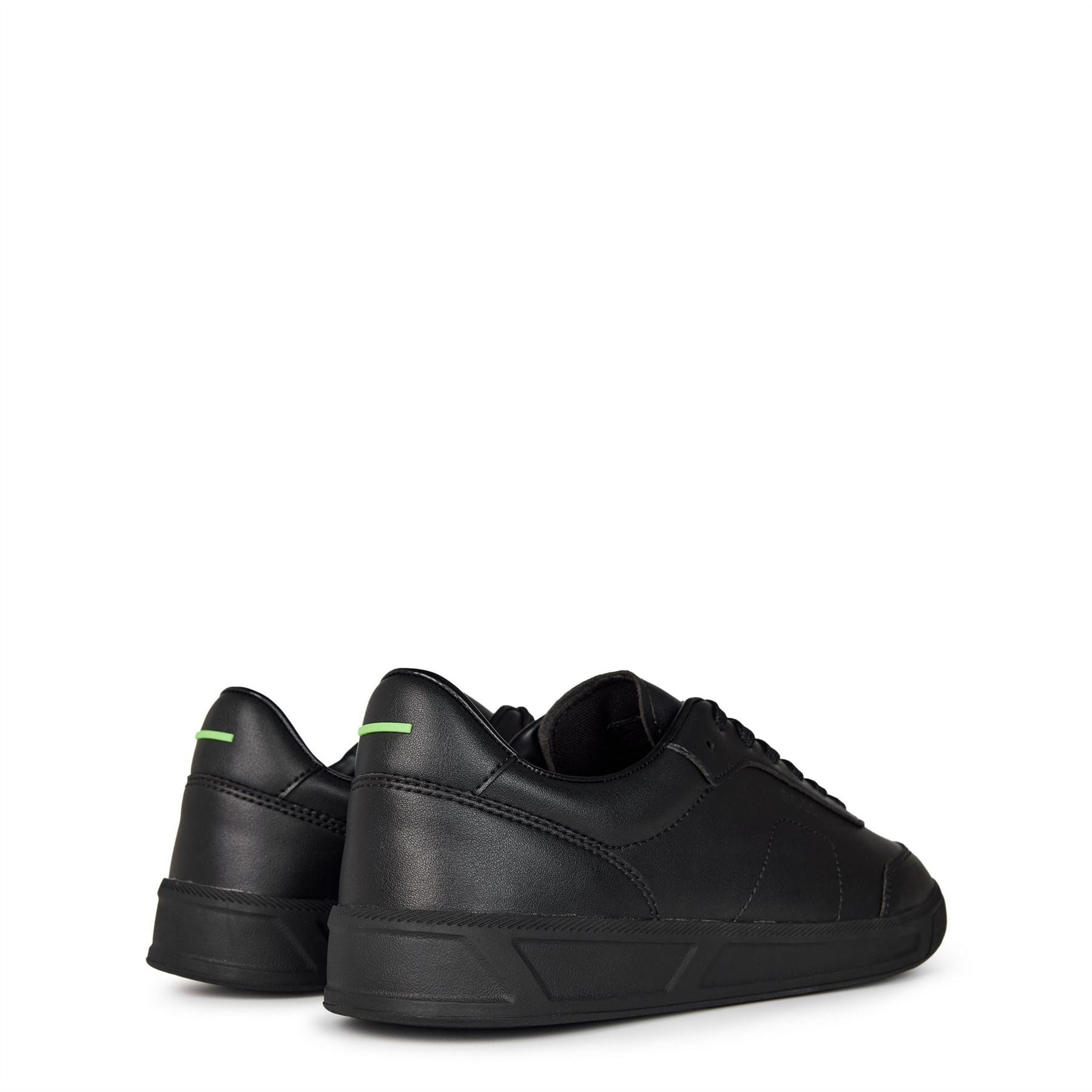 Boss BOSS Leather Trainers with Logo Detail   Premium Construction (Brandon)