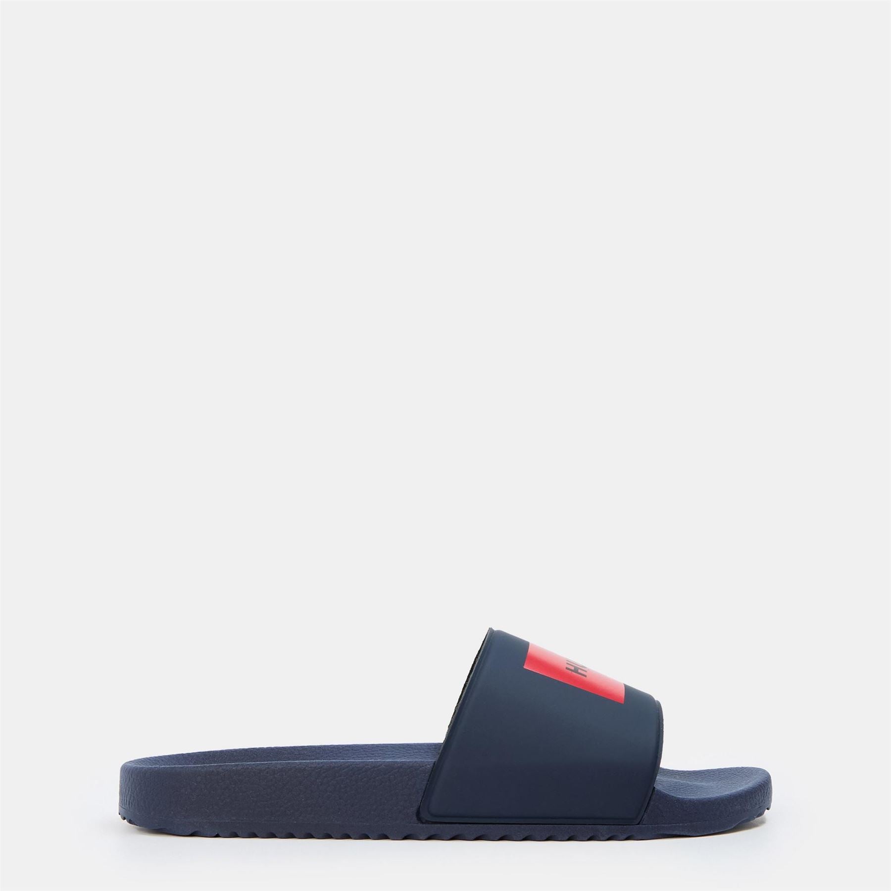 Hugo Logo Print Open Toe Slides