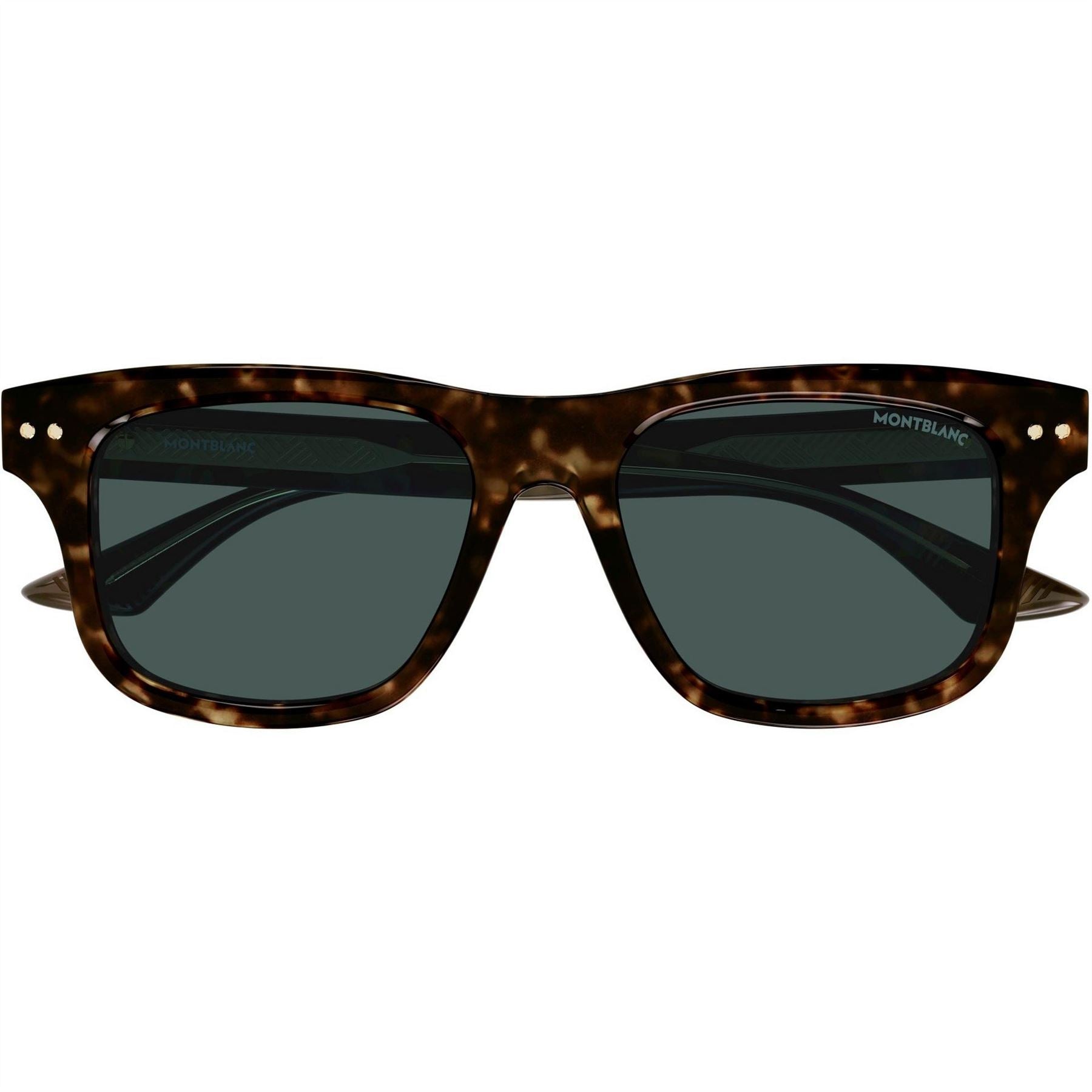 Montblanc 002 Rectangle Full Rim Sunglasses