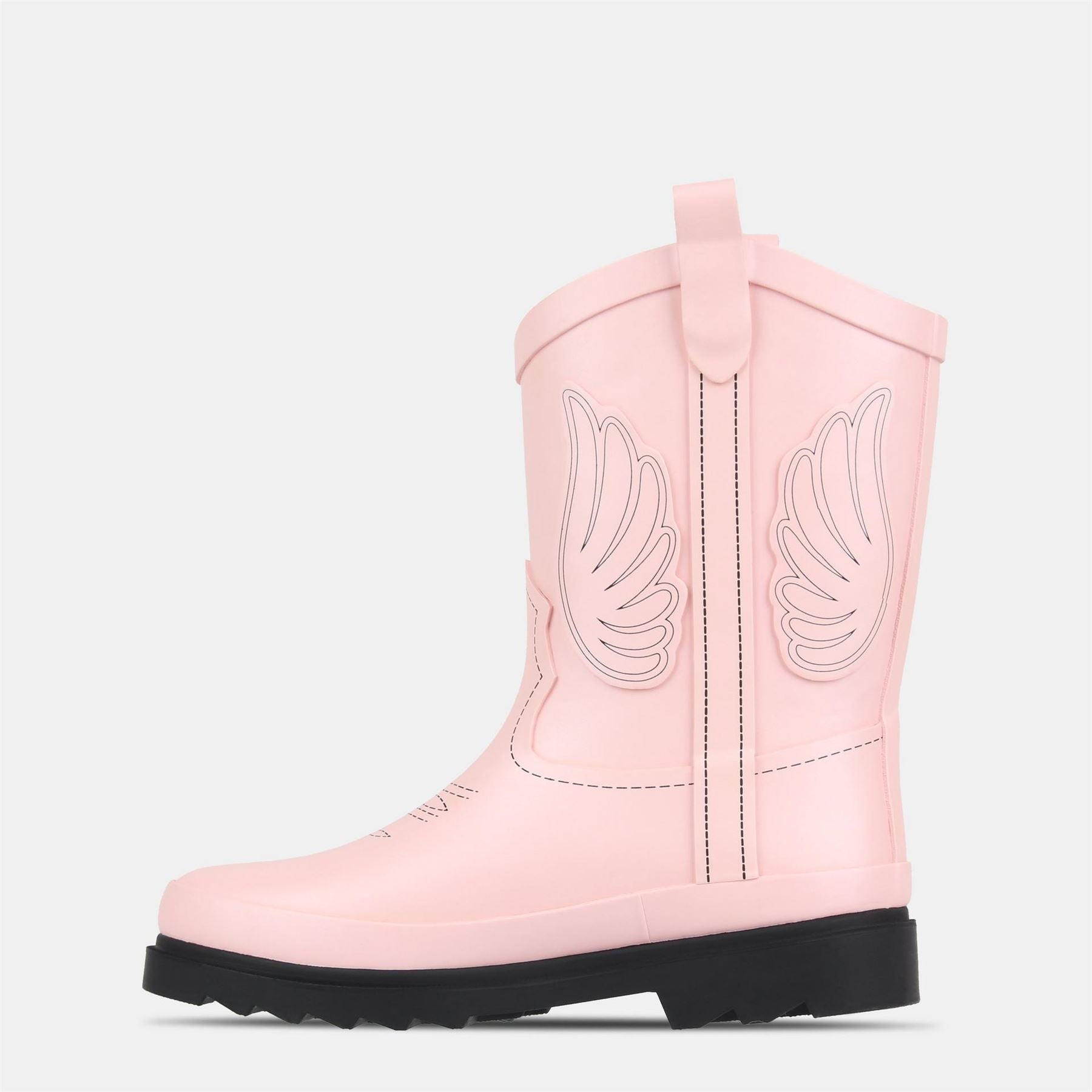 Jack Wills Cowboy Wellington Boots with Lug Sole