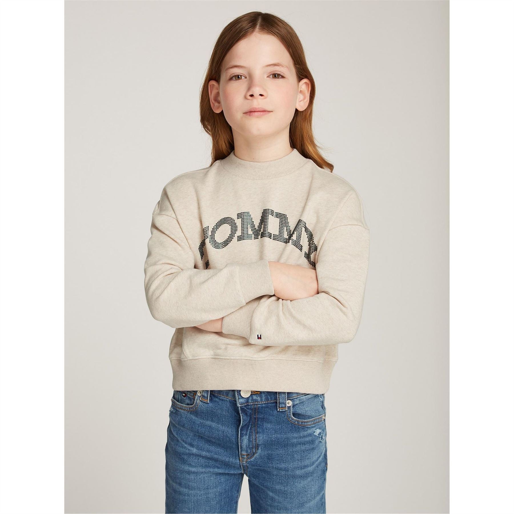 Tommy Hilfiger Foil Crew Neck Sweatshirt Juniors