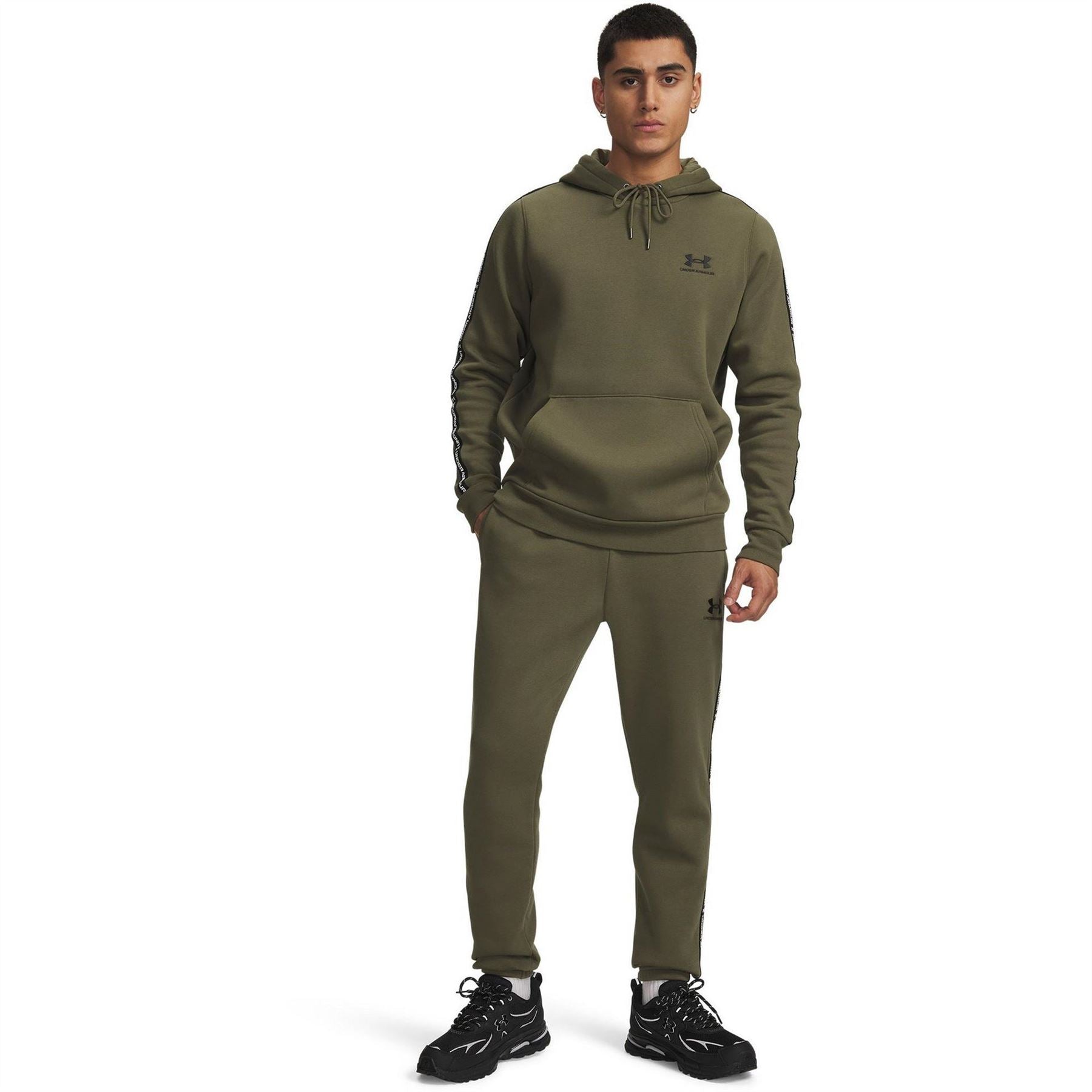 Under Armour Mens Armour Ua Icon Fleece Jogger Taping Joggers