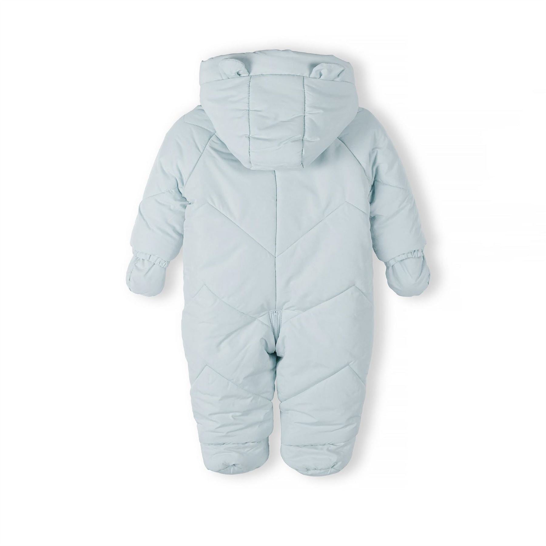 Minoti Baby Unisex Snowsuit With 3d Ears Light Blue