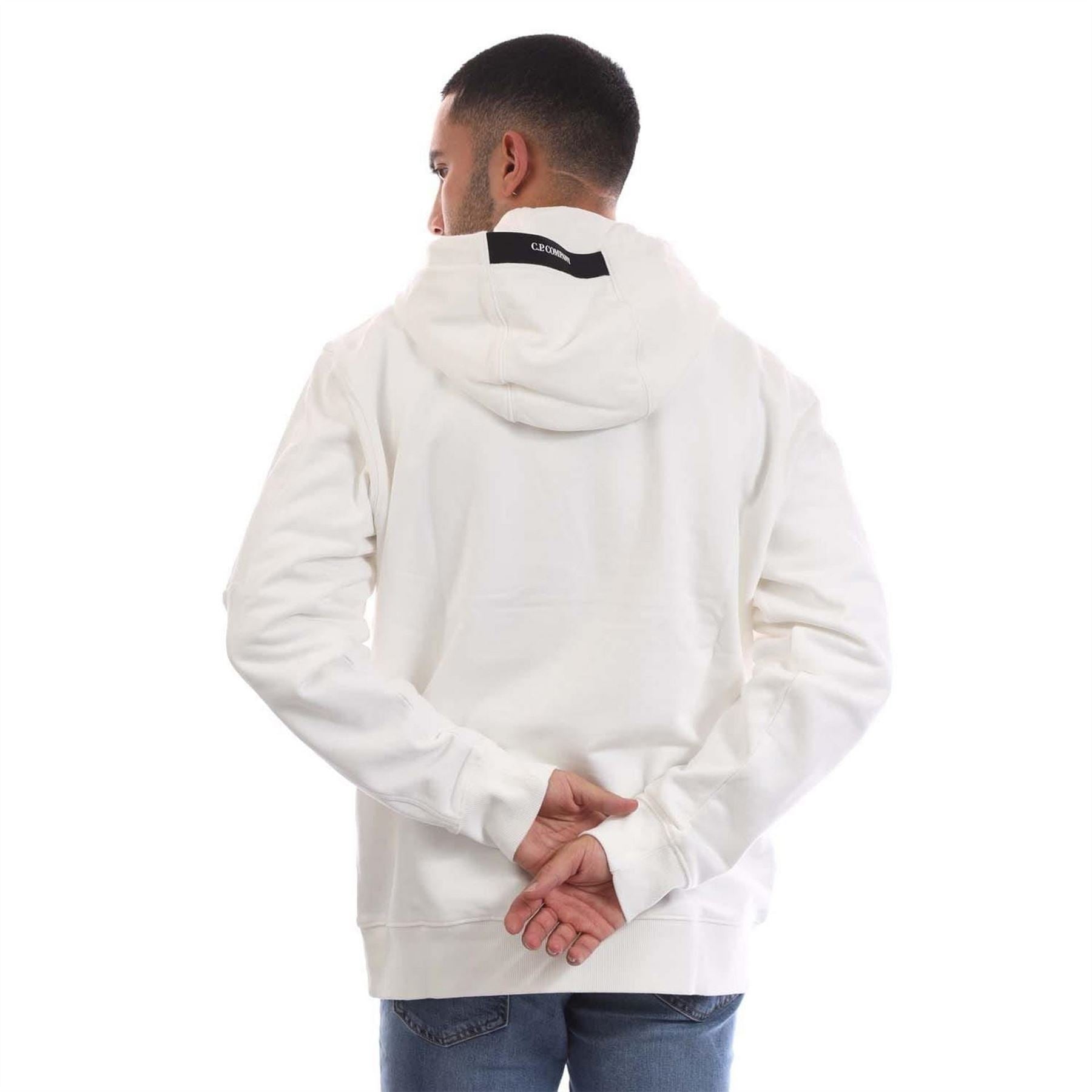 CP Company Raised Fleece Lens Hoodie