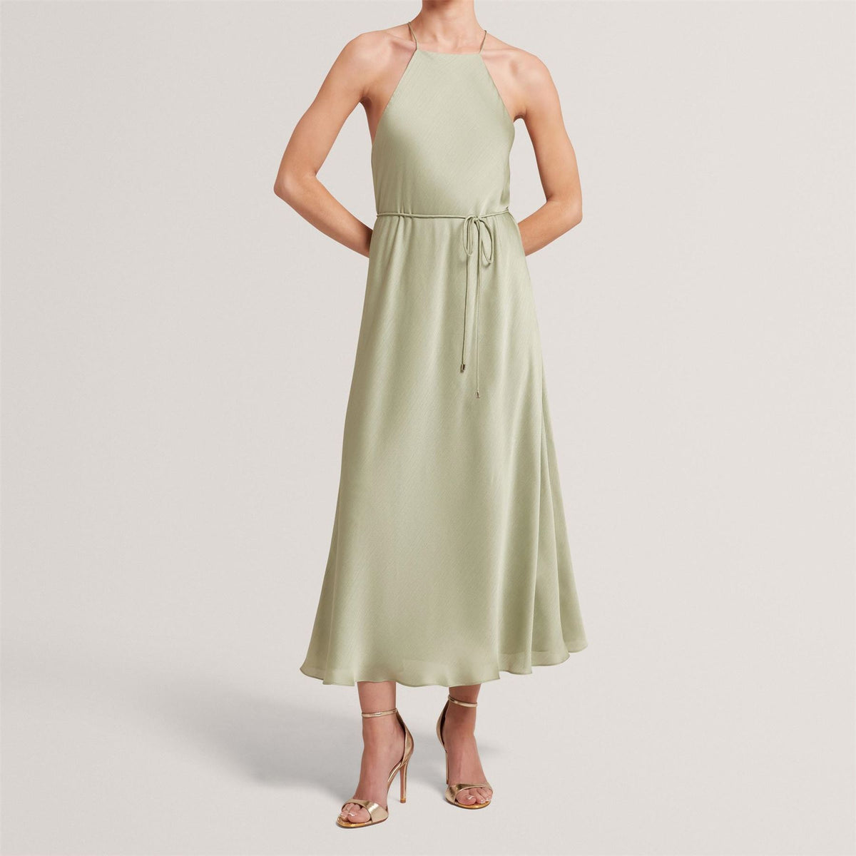 Ted Baker Baker Halter Neck Midi Dress