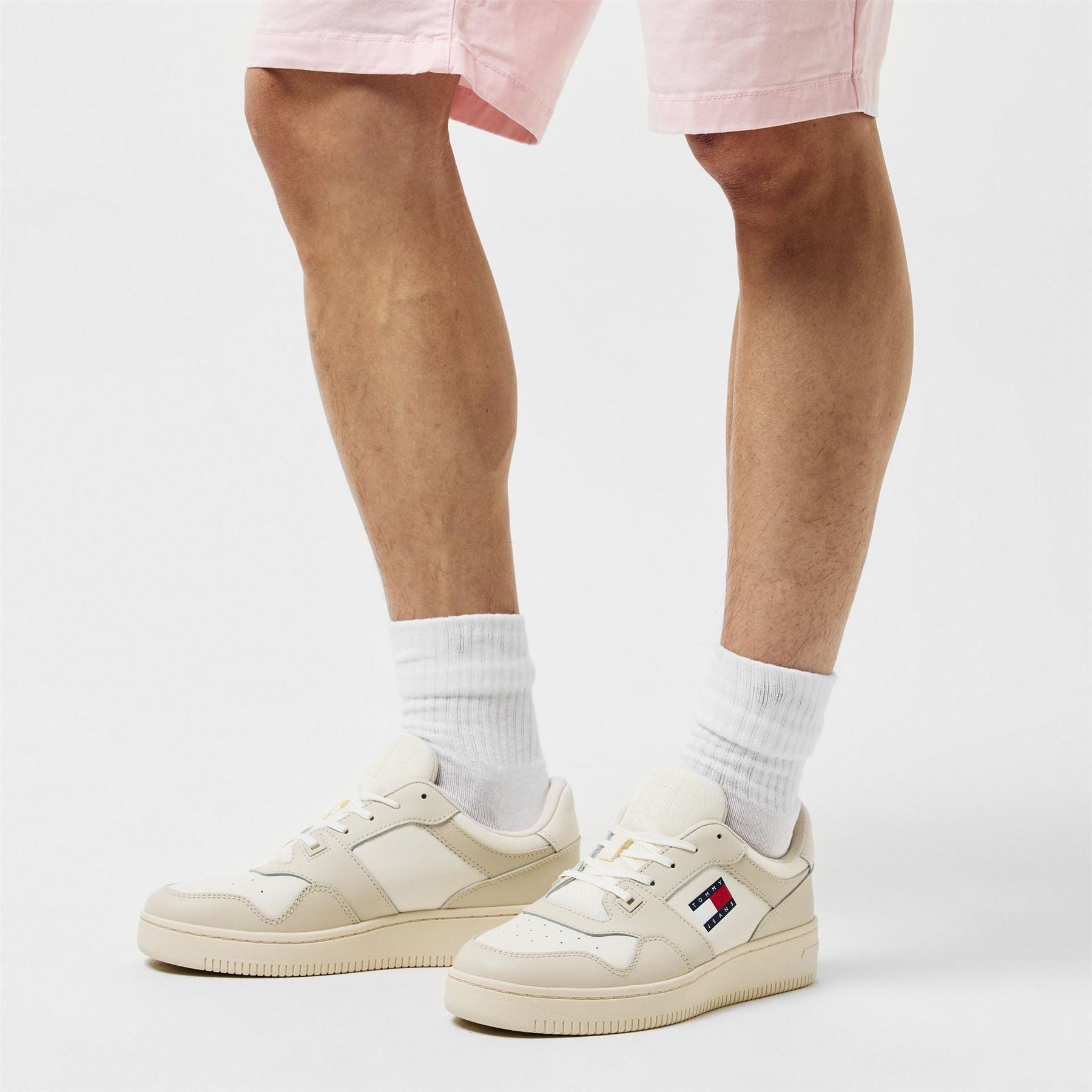 Tommy Jeans Leather Basket Trainers