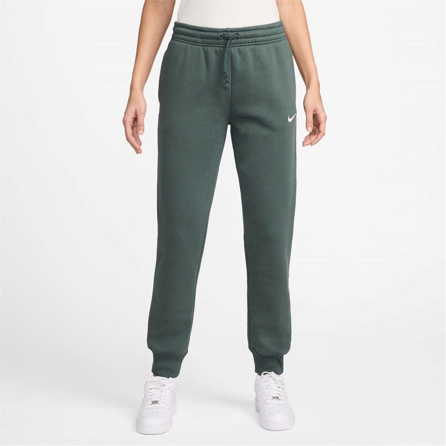 Nike Womens Sportswear Phoenix Fleece Mid Rise Sweatpants