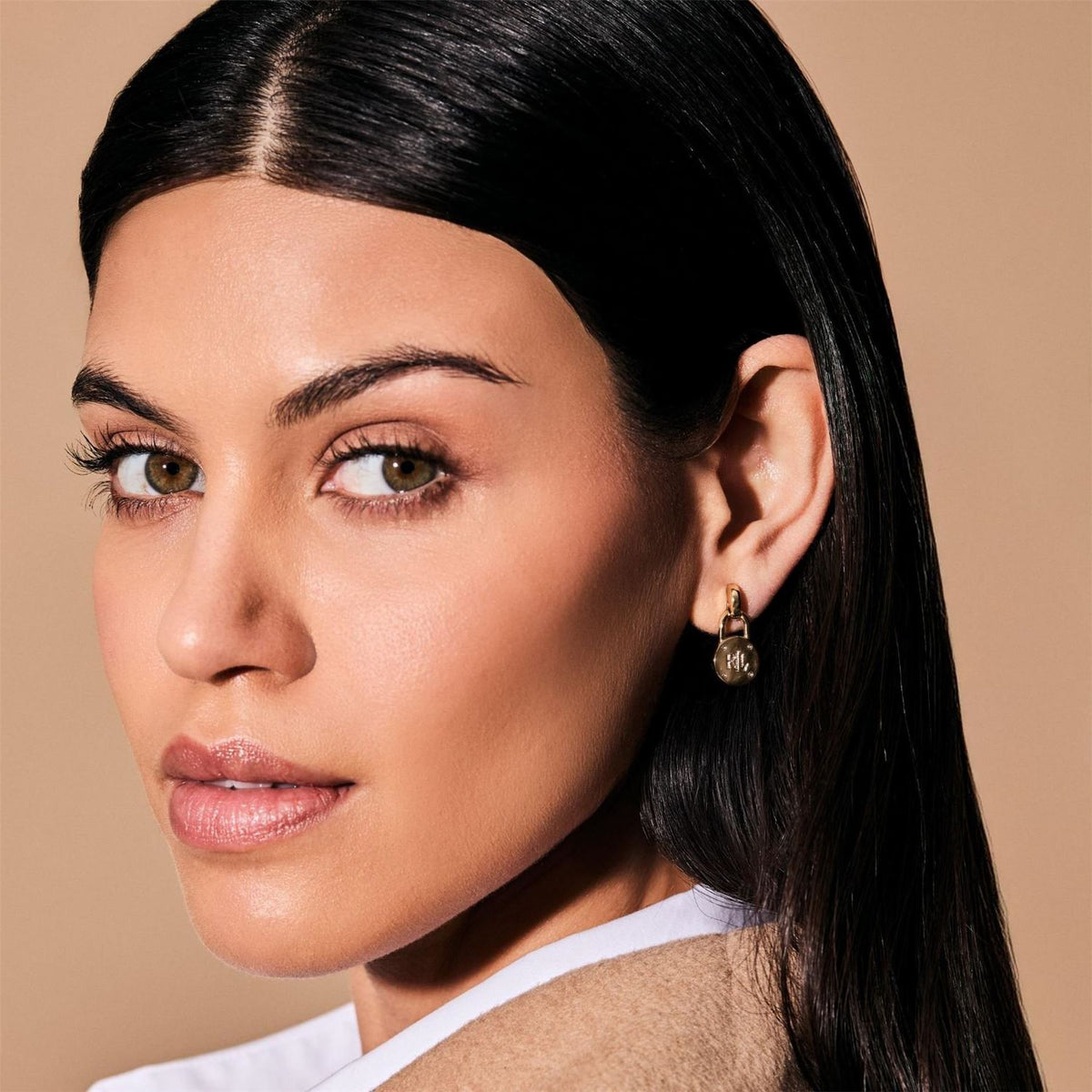 Lauren by Ralph Lauren Ralph Lauren Logo Padlock Drop Earrings