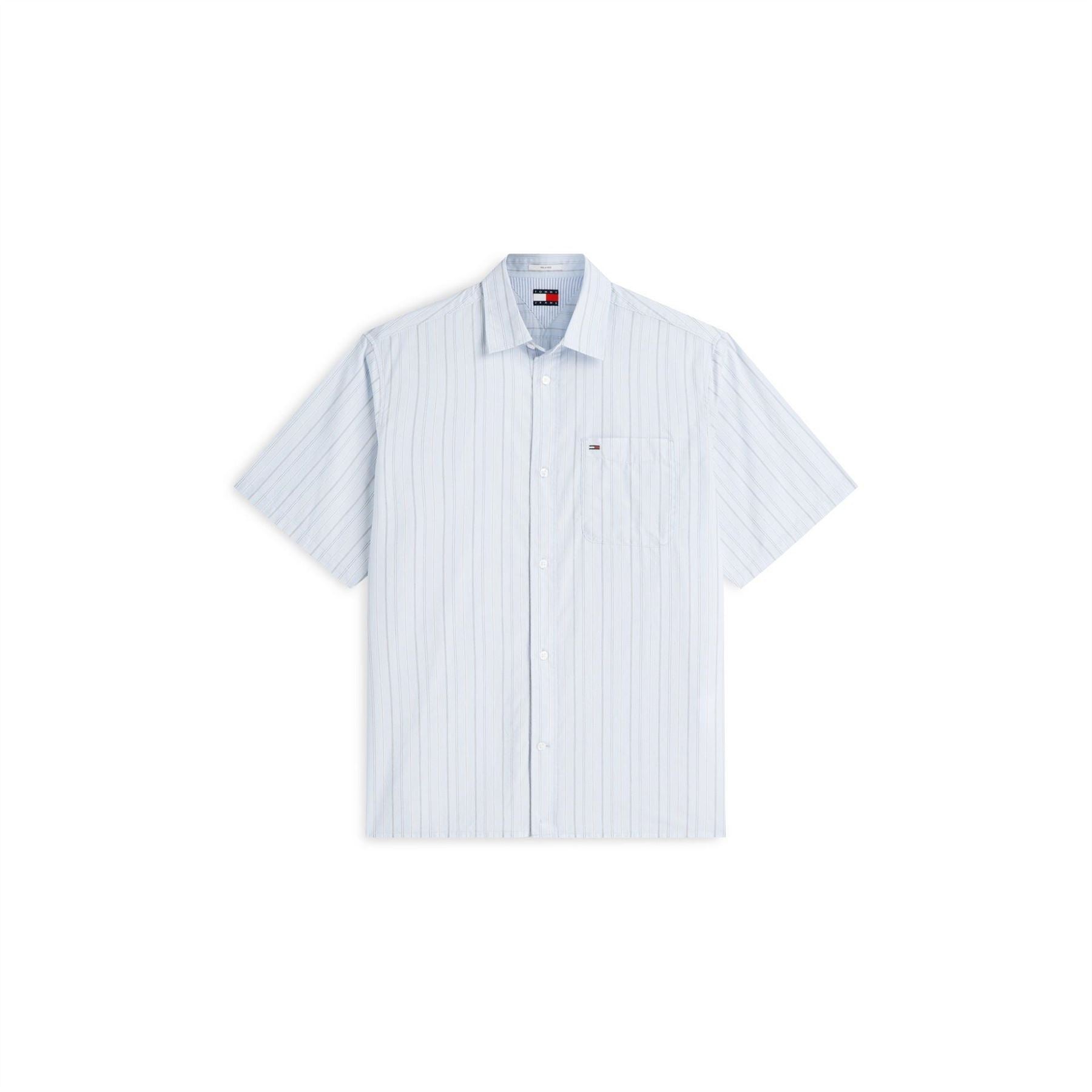 Tommy Jeans Patterned Short Sleeve Shirt